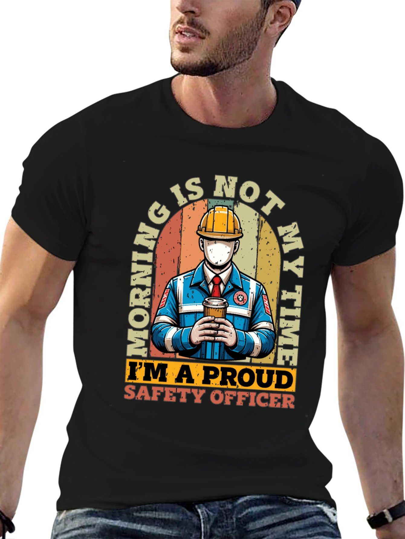 Safety Officer T-Shirt: Morning Is Not My Time