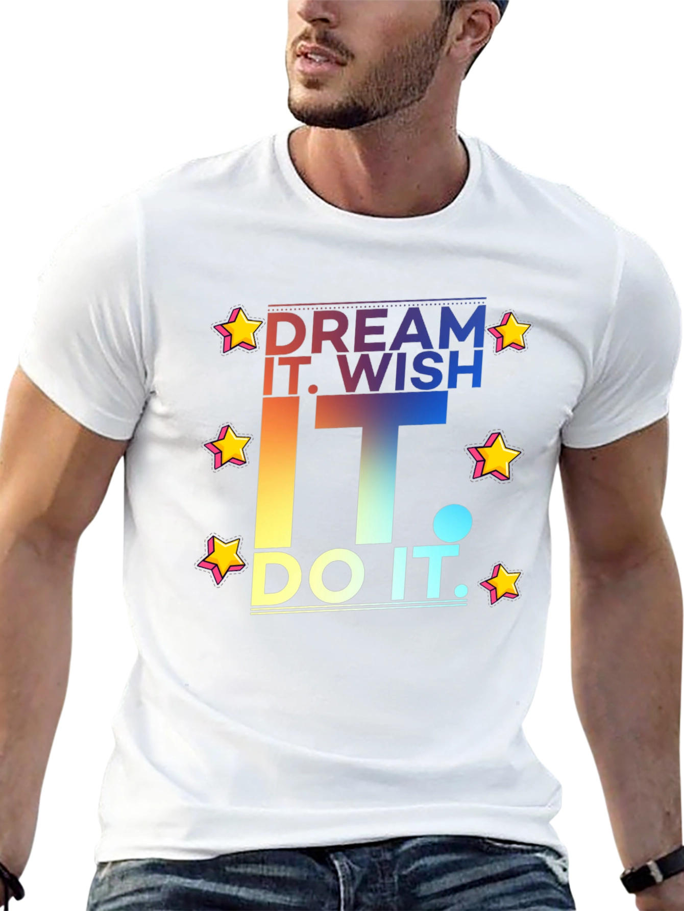Dream Wish Do It Graphic Tee - Black T-Shirt
