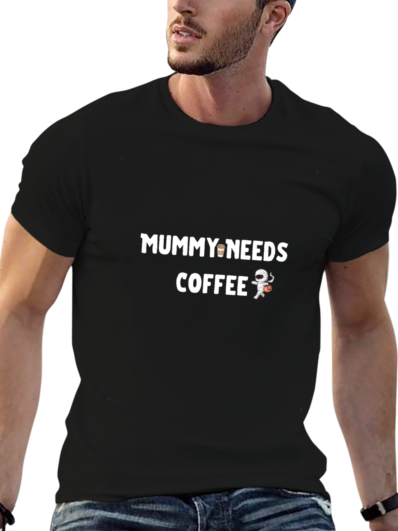 Mummy Needs Coffee Halloween T-Shirt