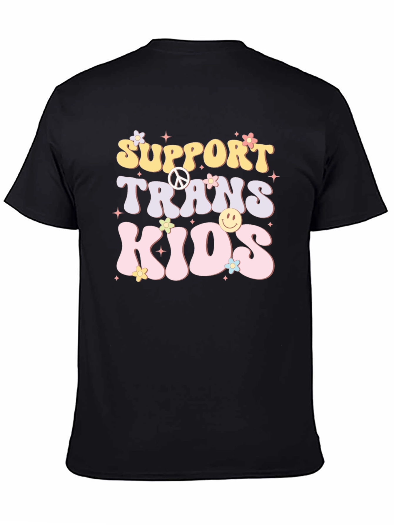 Support Trans Kids T-Shirt - Retro Graphic Tee