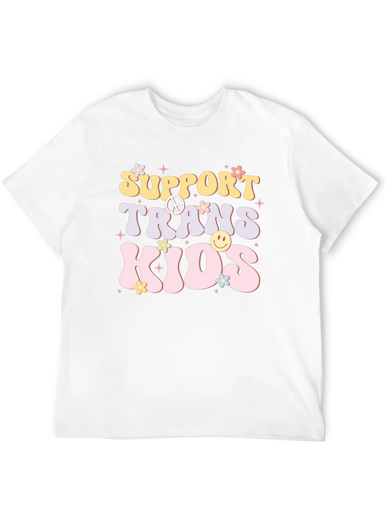 Support Trans Kids T-Shirt - Retro Graphic Tee