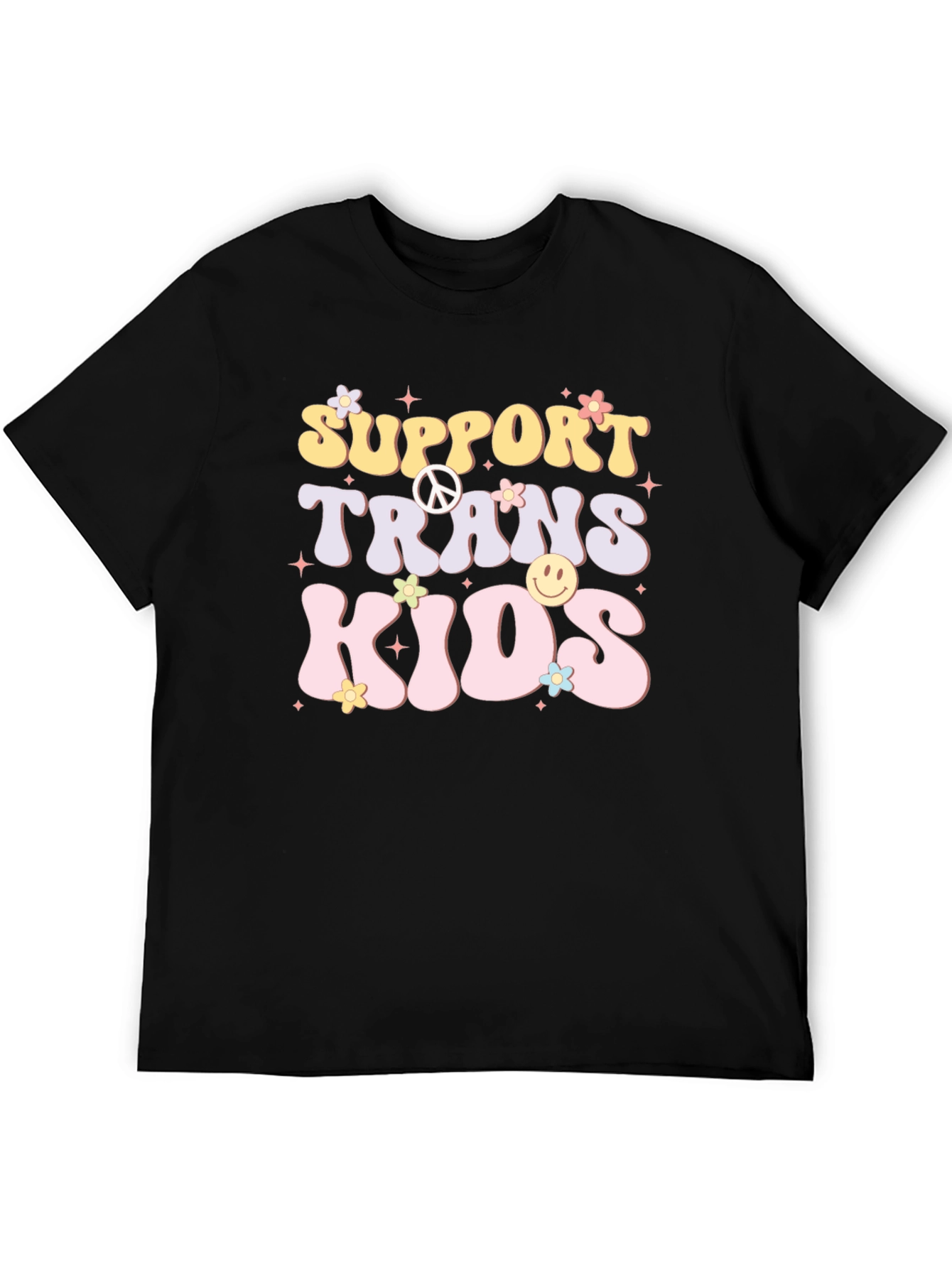Support Trans Kids T-Shirt - Retro Graphic Tee