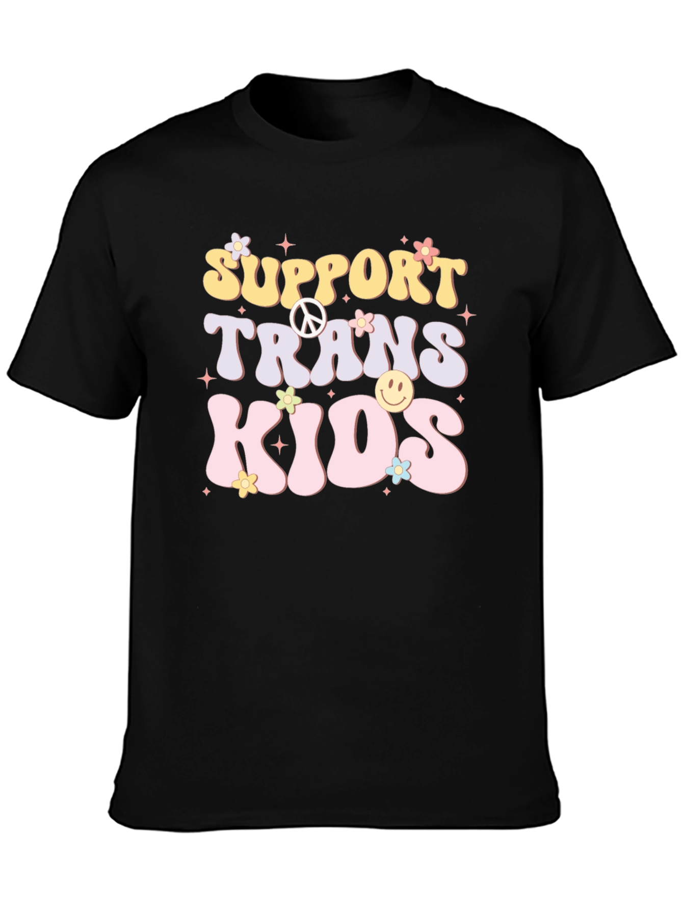 Support Trans Kids T-Shirt - Retro Graphic Tee