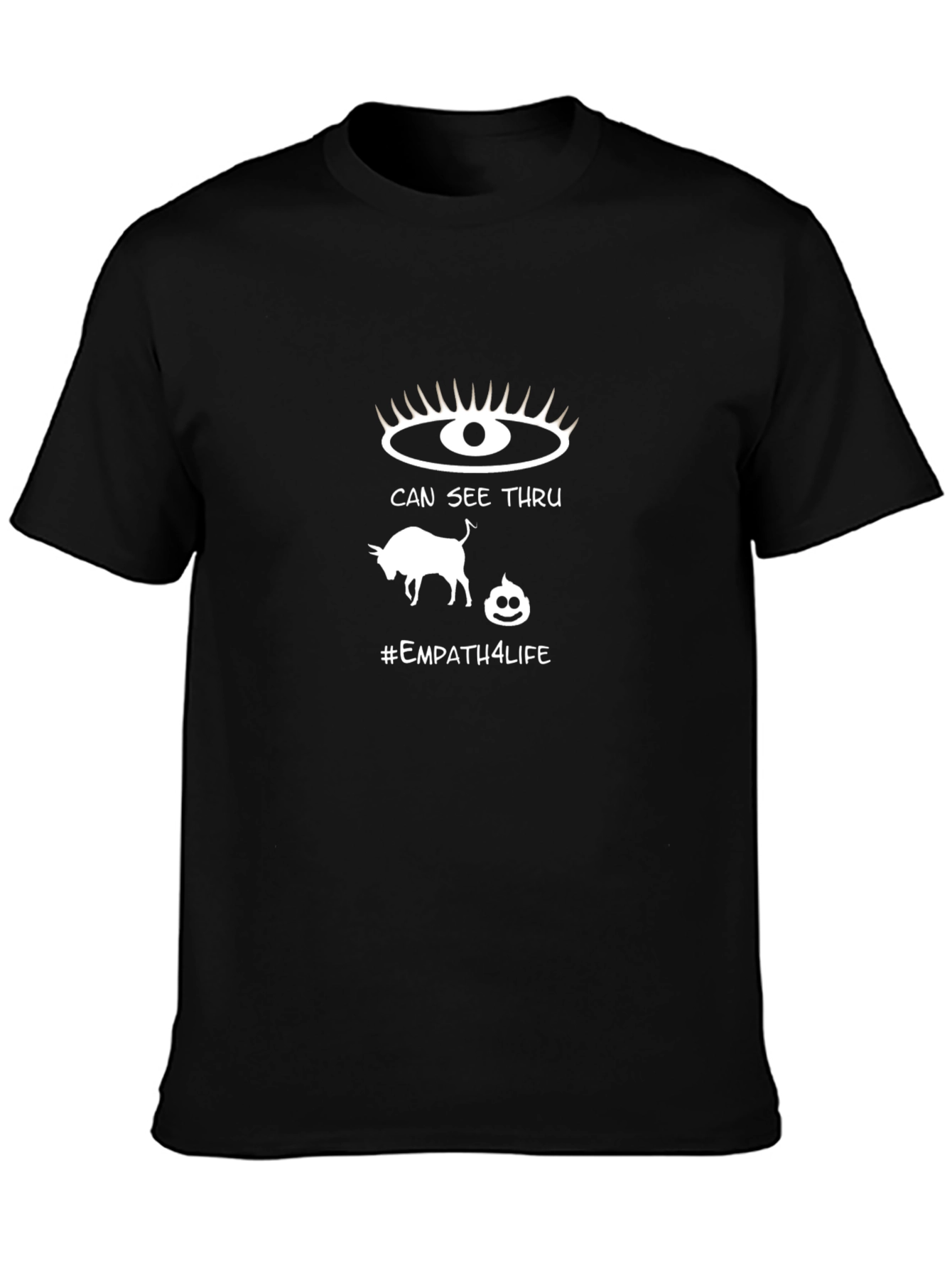 Empath4Life Black Graphic Tee