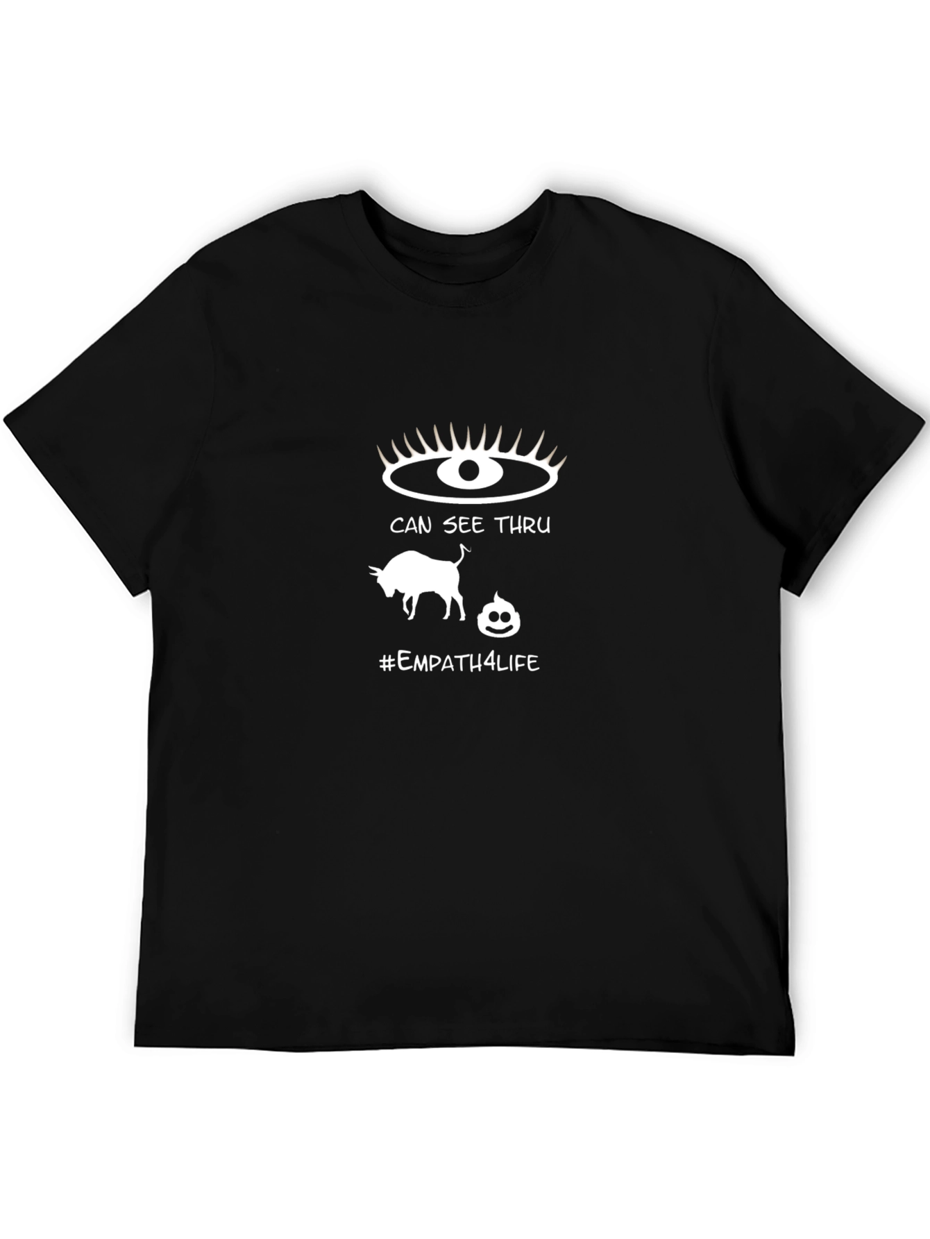 Empath4Life Black Graphic Tee