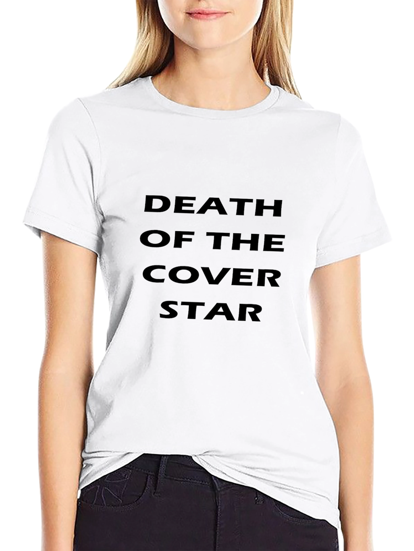 Death of the Cover Star Black Graphic Tee