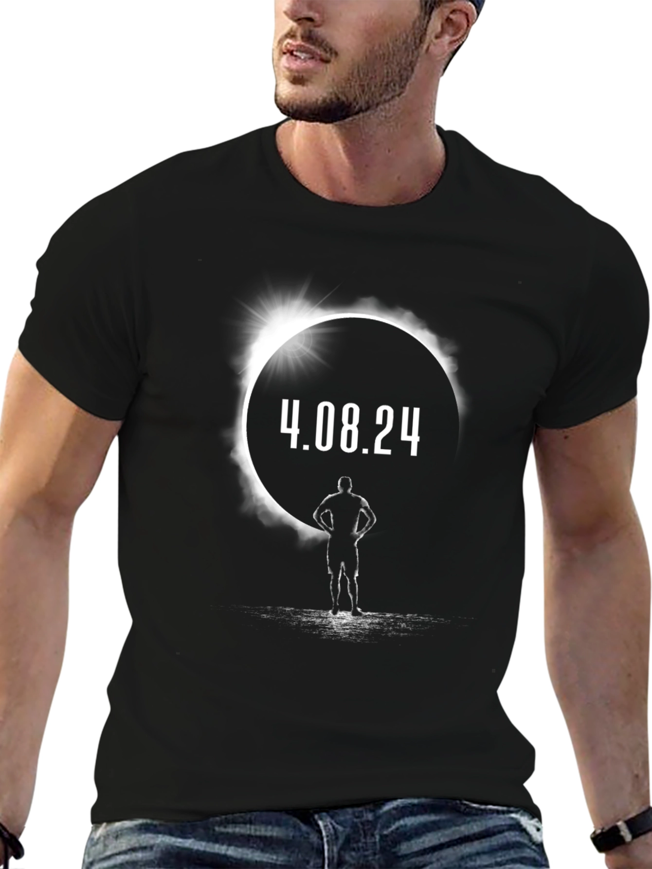 Eclipse 4.08.24 T-Shirt - Celestial Event Souvenir