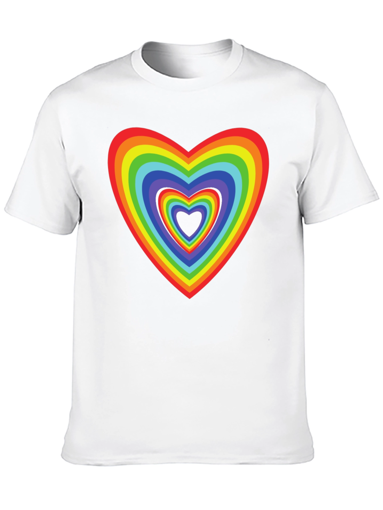 Rainbow Heart T-Shirt - Love & Pride