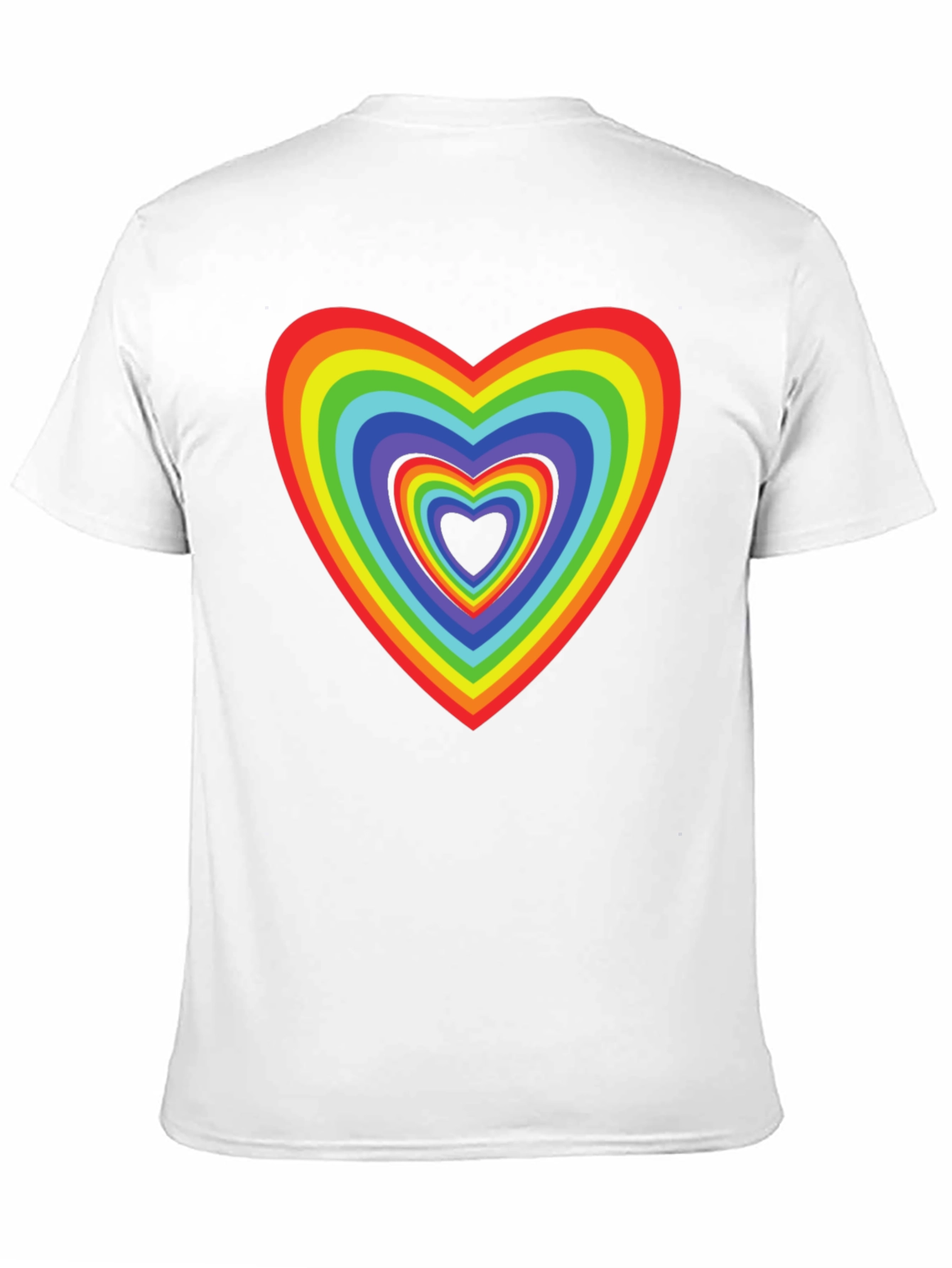 Rainbow Heart T-Shirt - Love & Pride