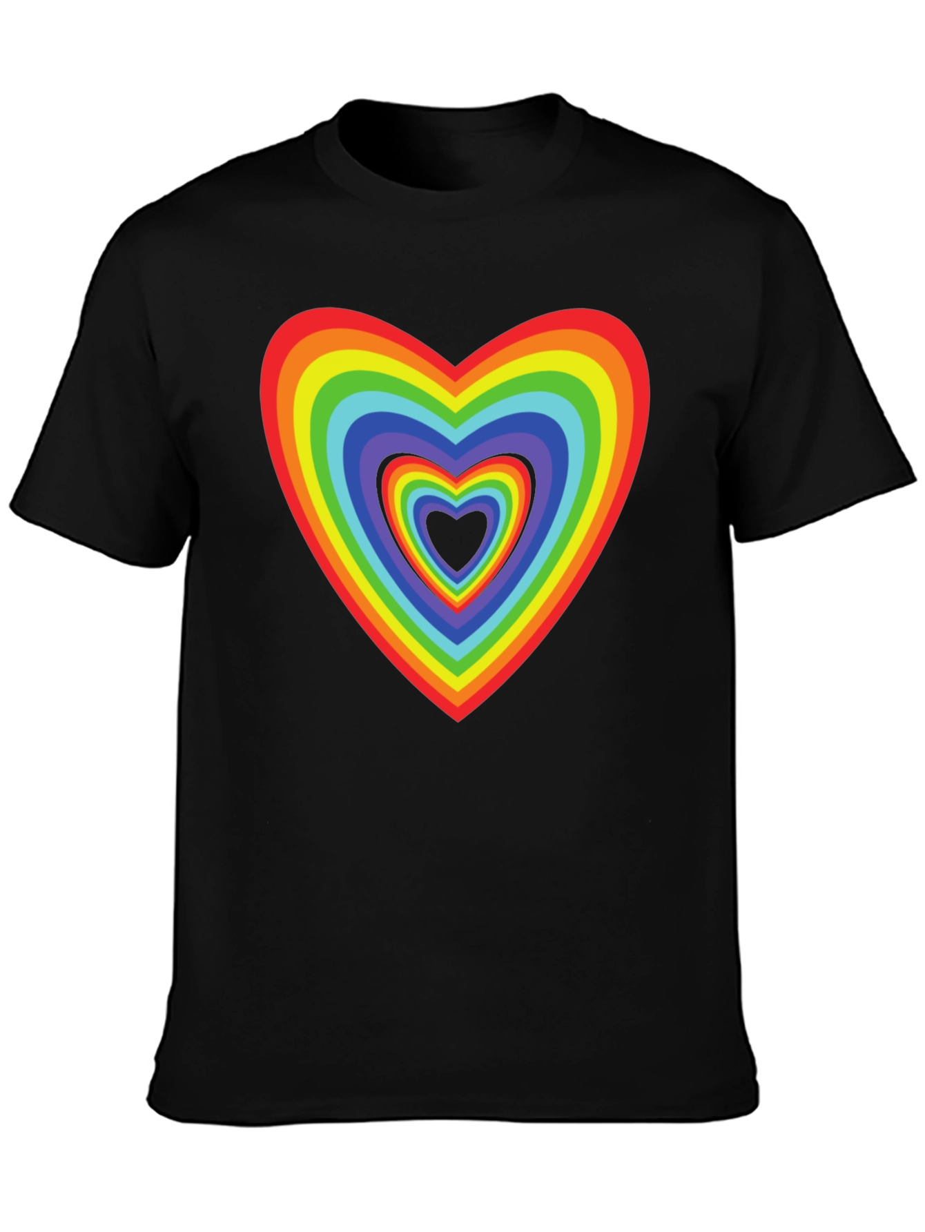 Rainbow Heart T-Shirt - Love & Pride