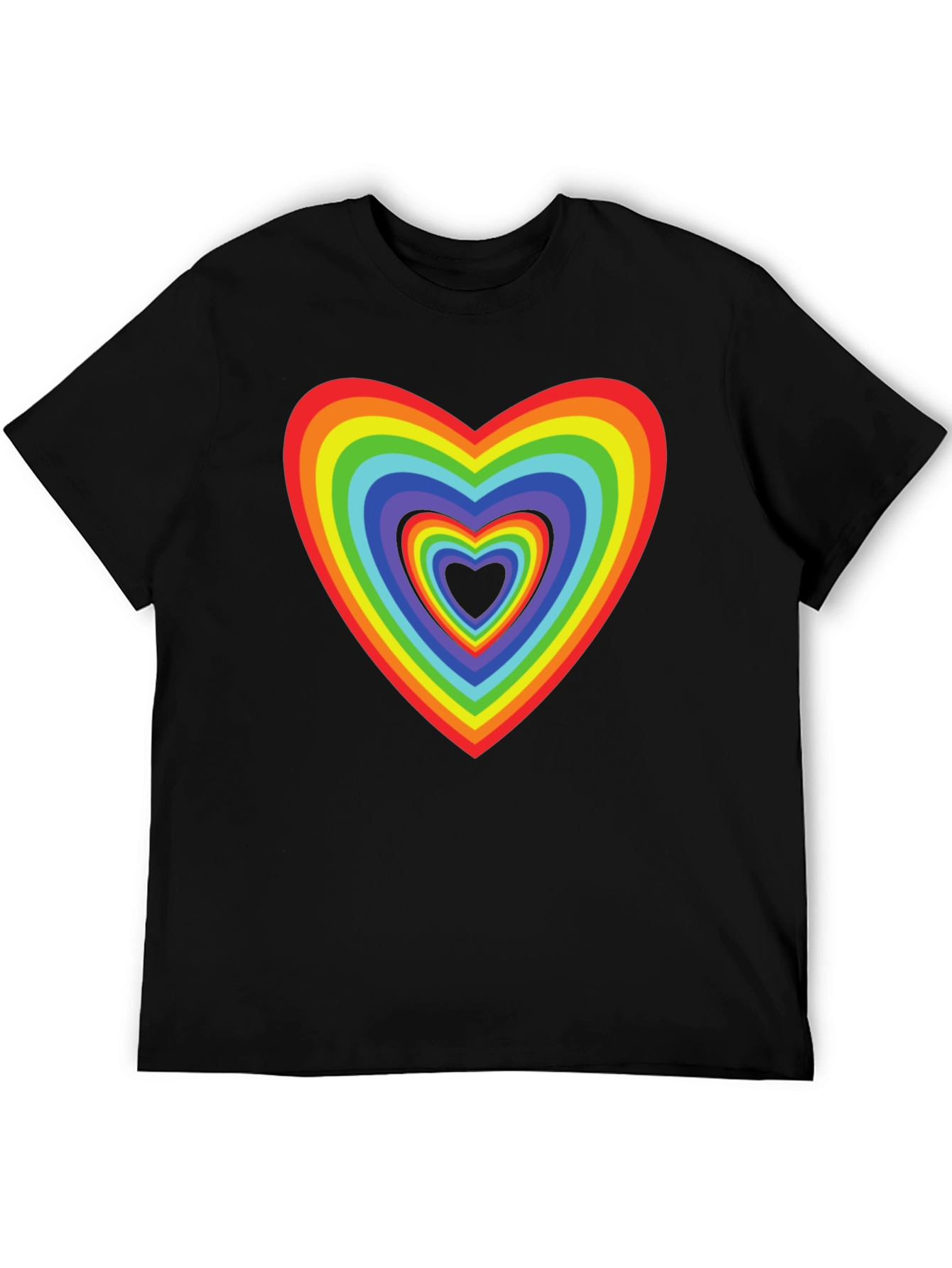 Rainbow Heart T-Shirt - Love & Pride