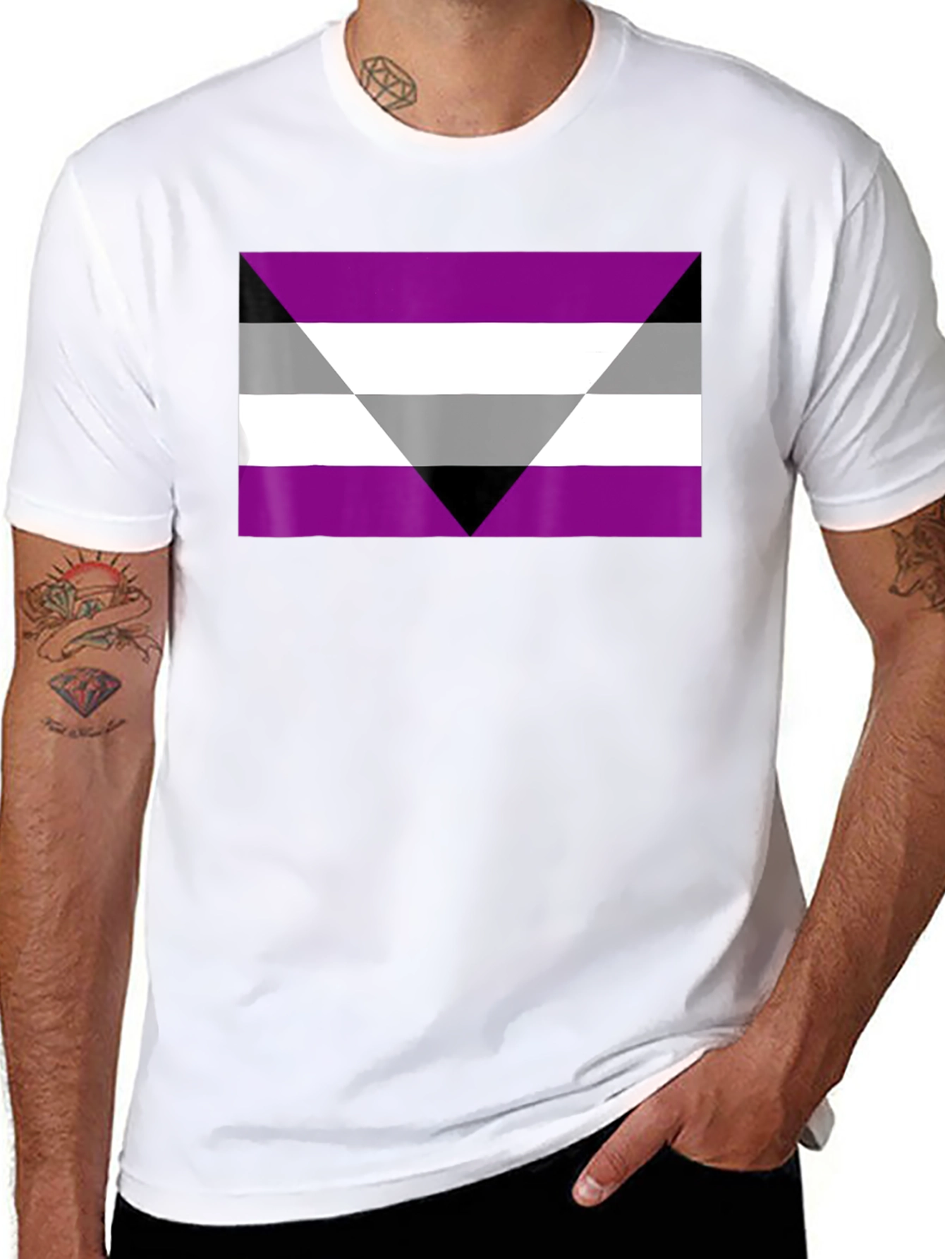 Asexual Pride Flag T-Shirt - Ace Pride Shirt