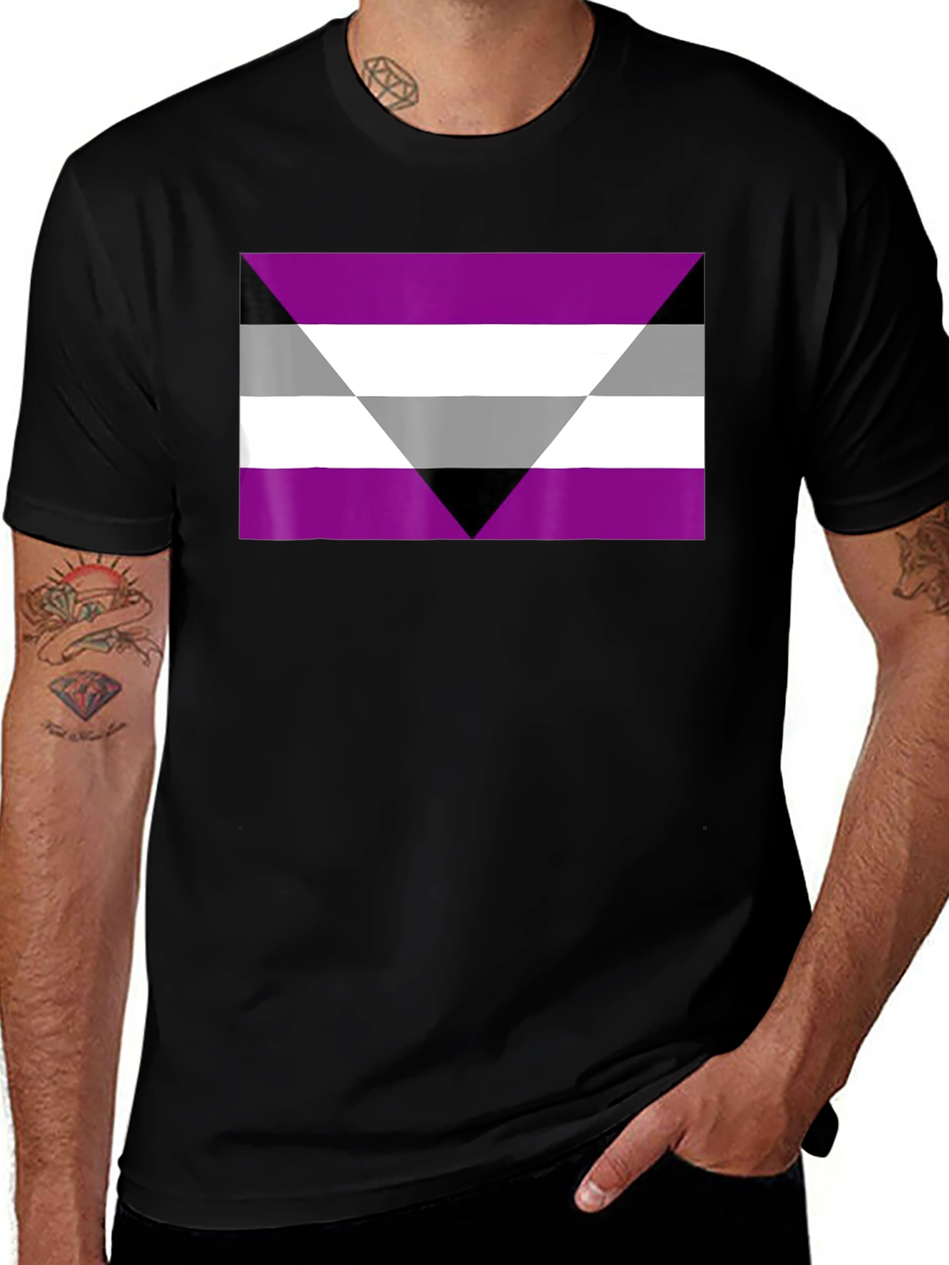 Asexual Pride Flag T-Shirt - Ace Pride Shirt