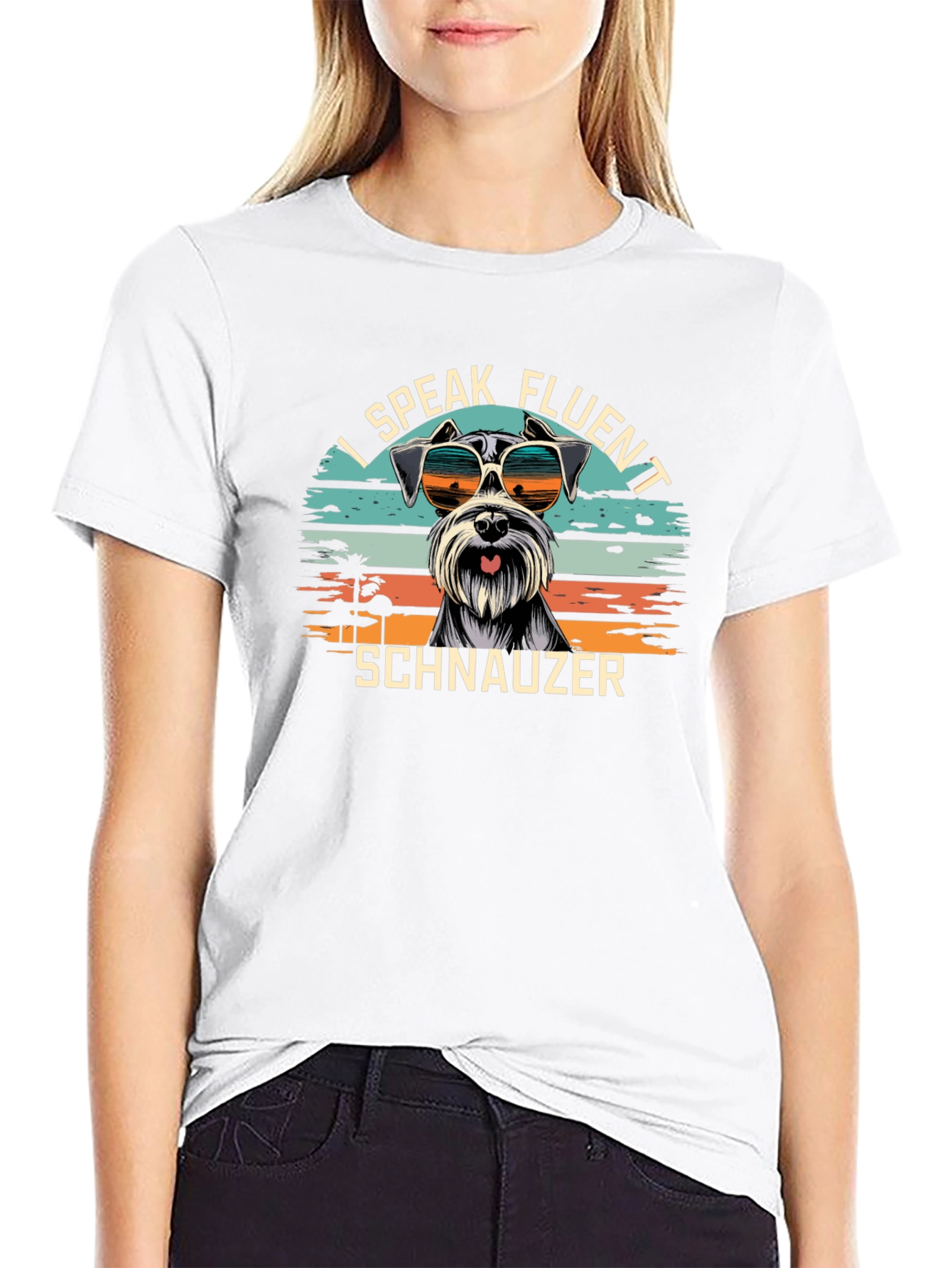 I Speak Fluent Schnauzer T-Shirt