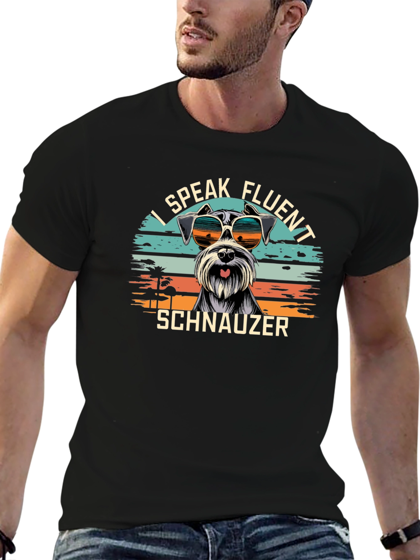 I Speak Fluent Schnauzer T-Shirt