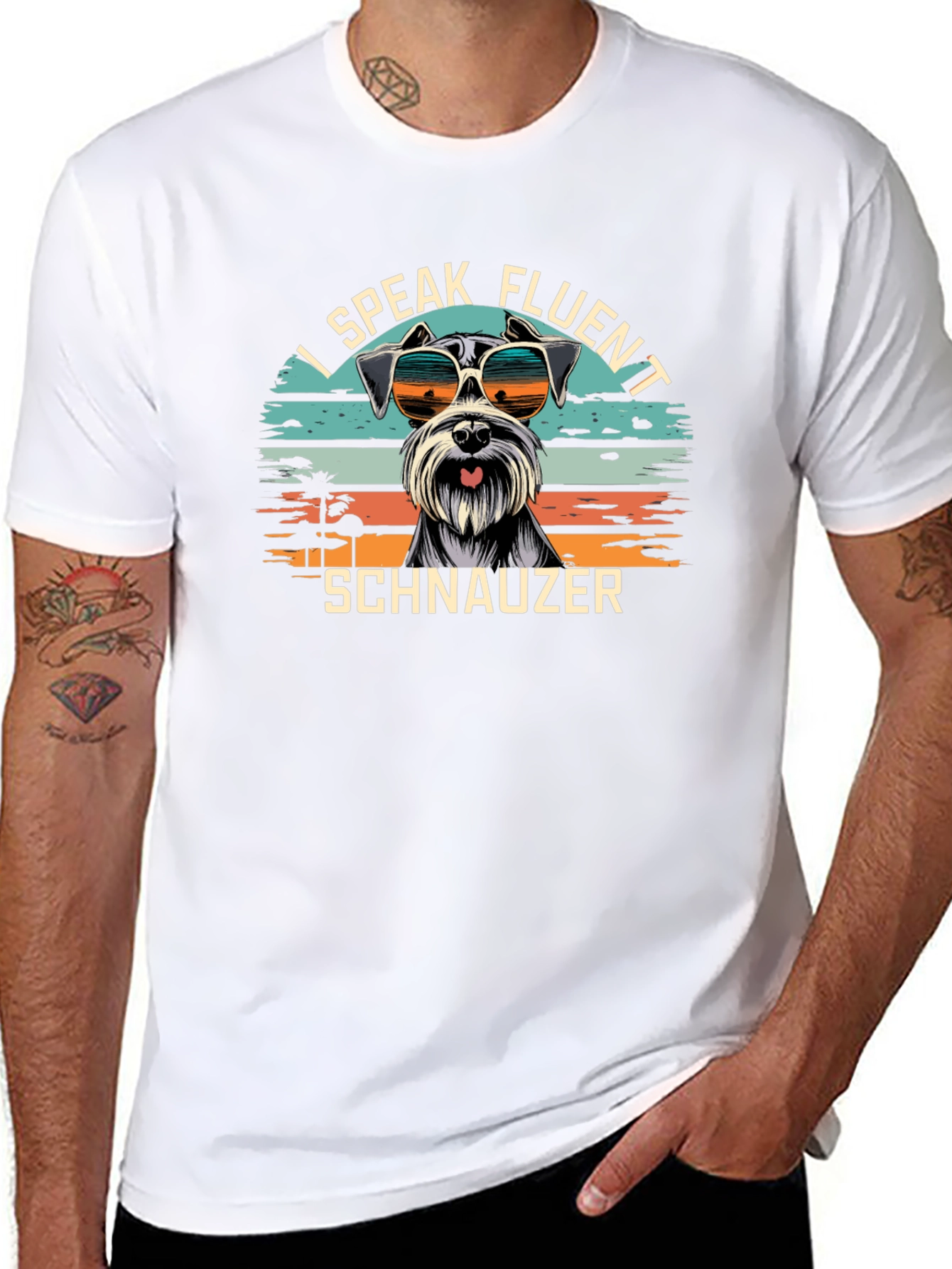 I Speak Fluent Schnauzer T-Shirt