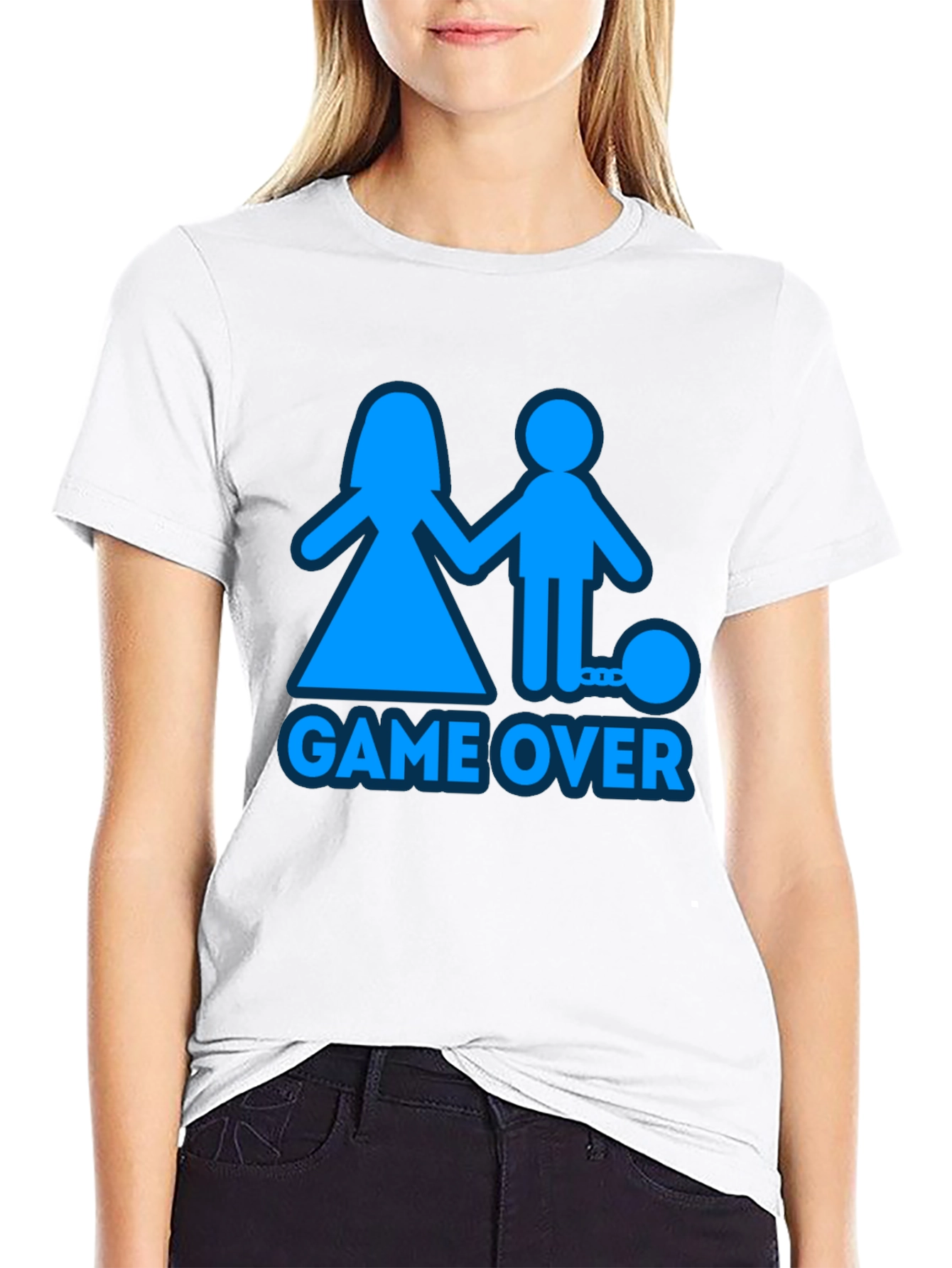 Game Over T-Shirt - Funny Wedding Novelty