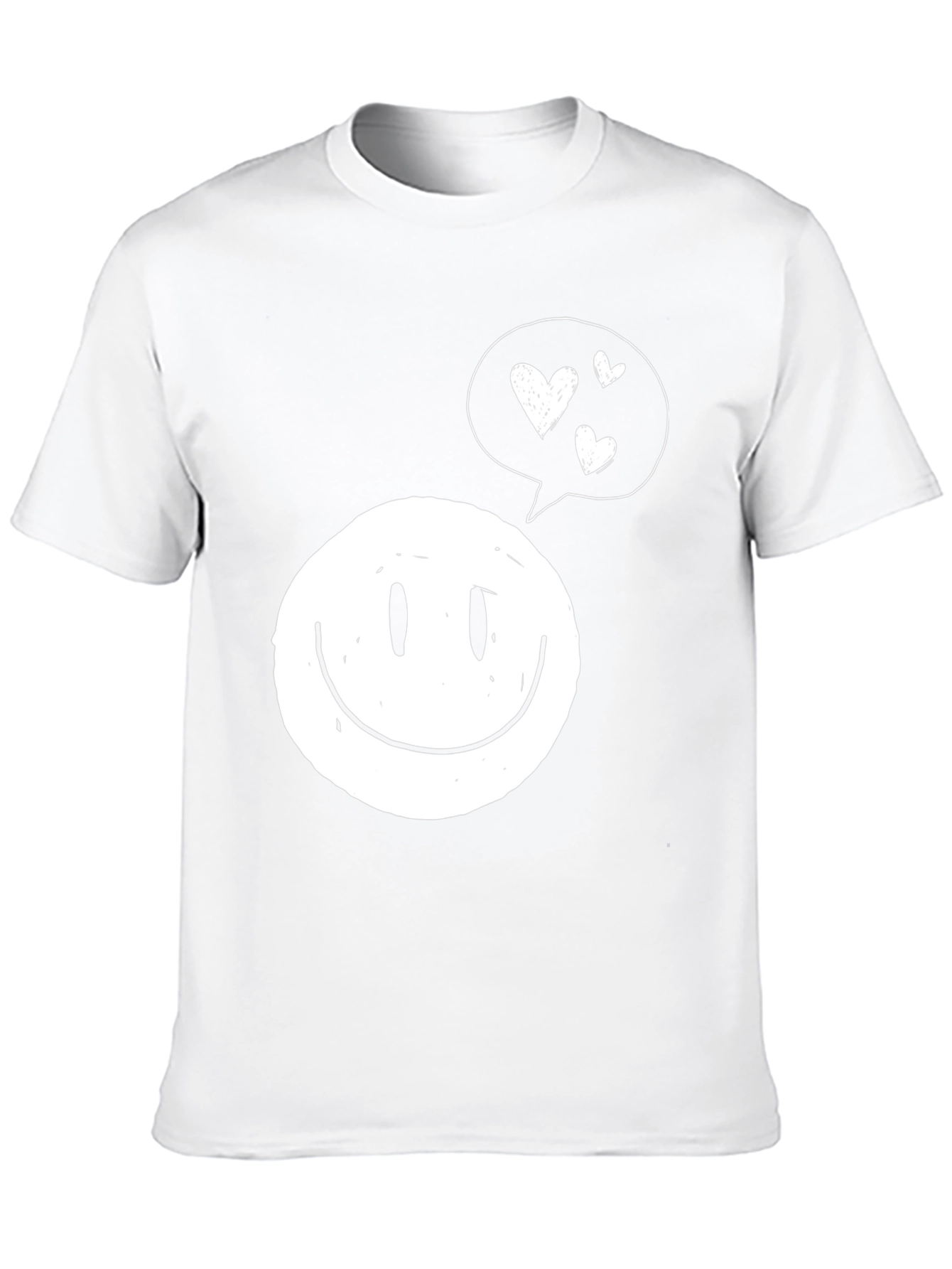 Smiley Face with Heart Bubble T-Shirt