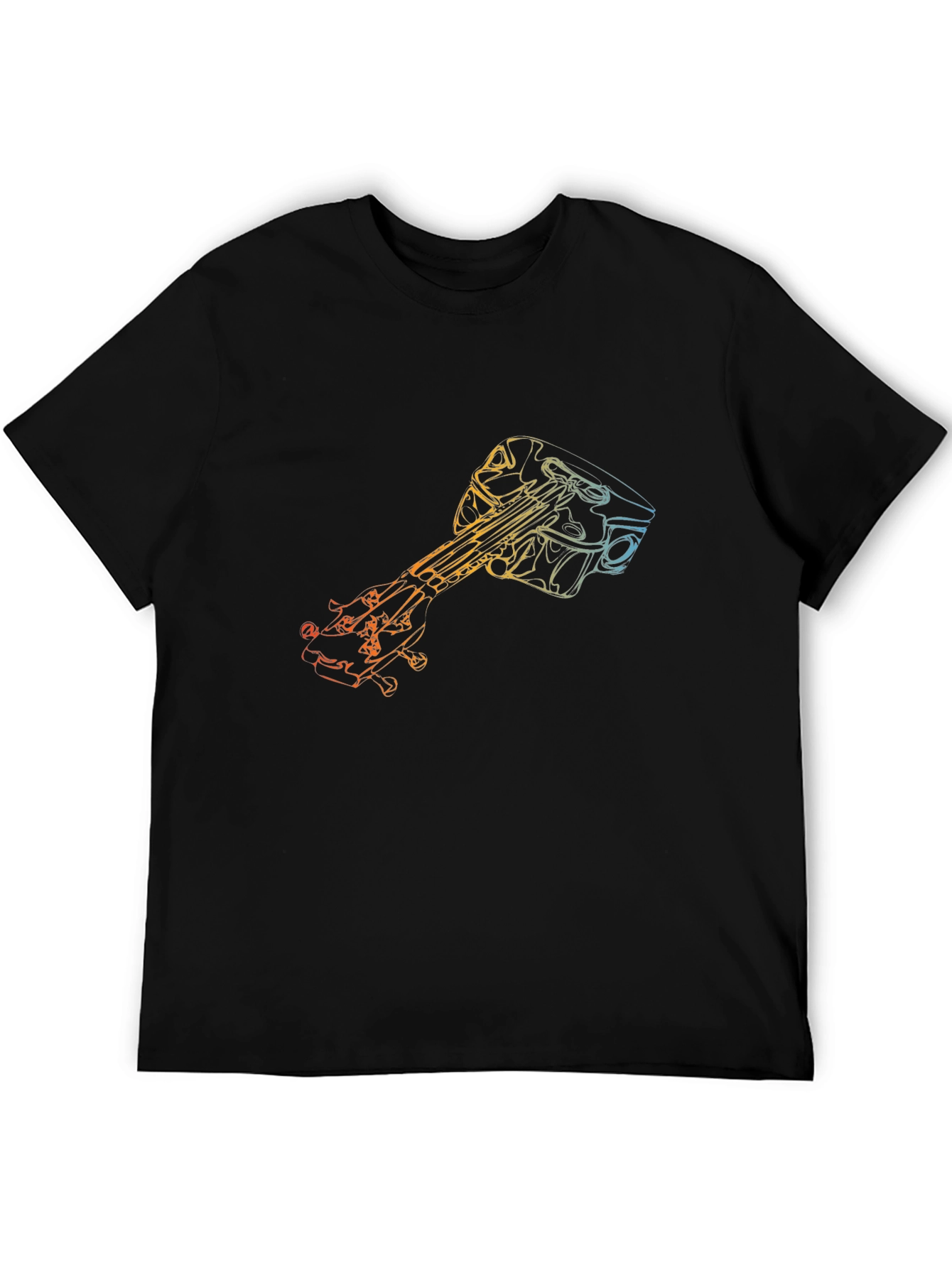 Piston Guitar T-Shirt - Unique Graphic Tee