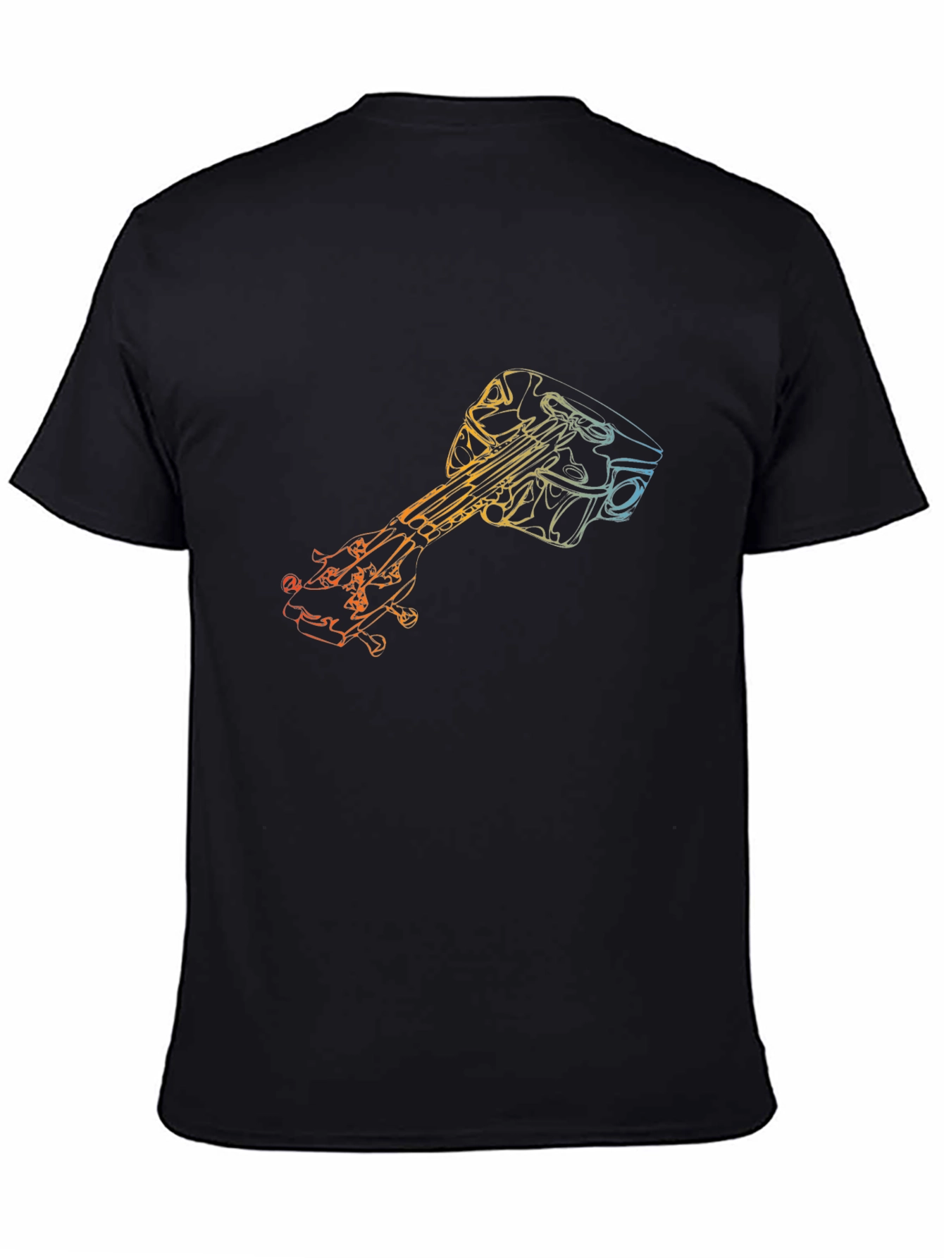 Piston Guitar T-Shirt - Unique Graphic Tee