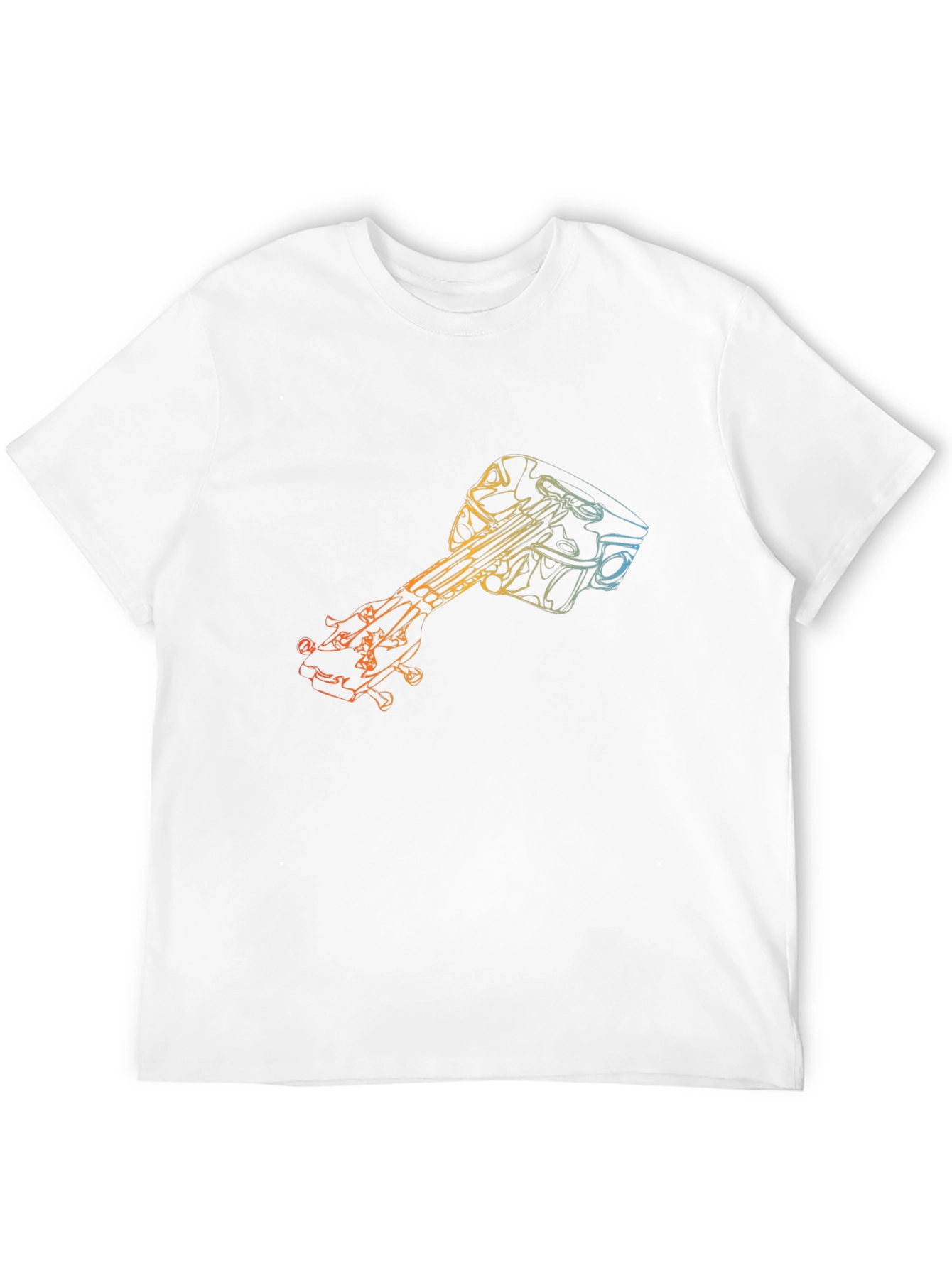 Piston Guitar T-Shirt - Unique Graphic Tee