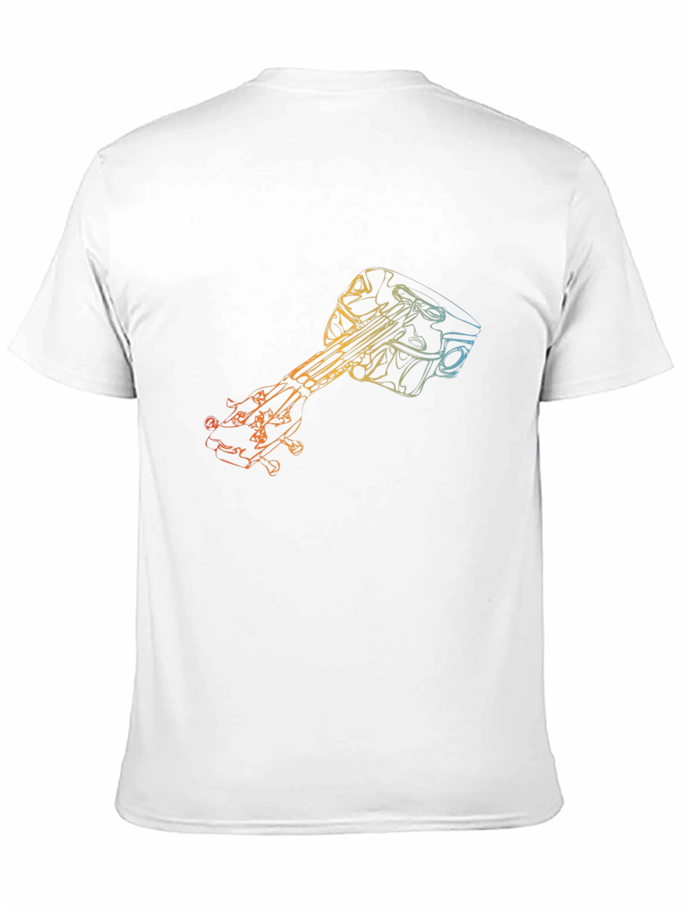 Piston Guitar T-Shirt - Unique Graphic Tee