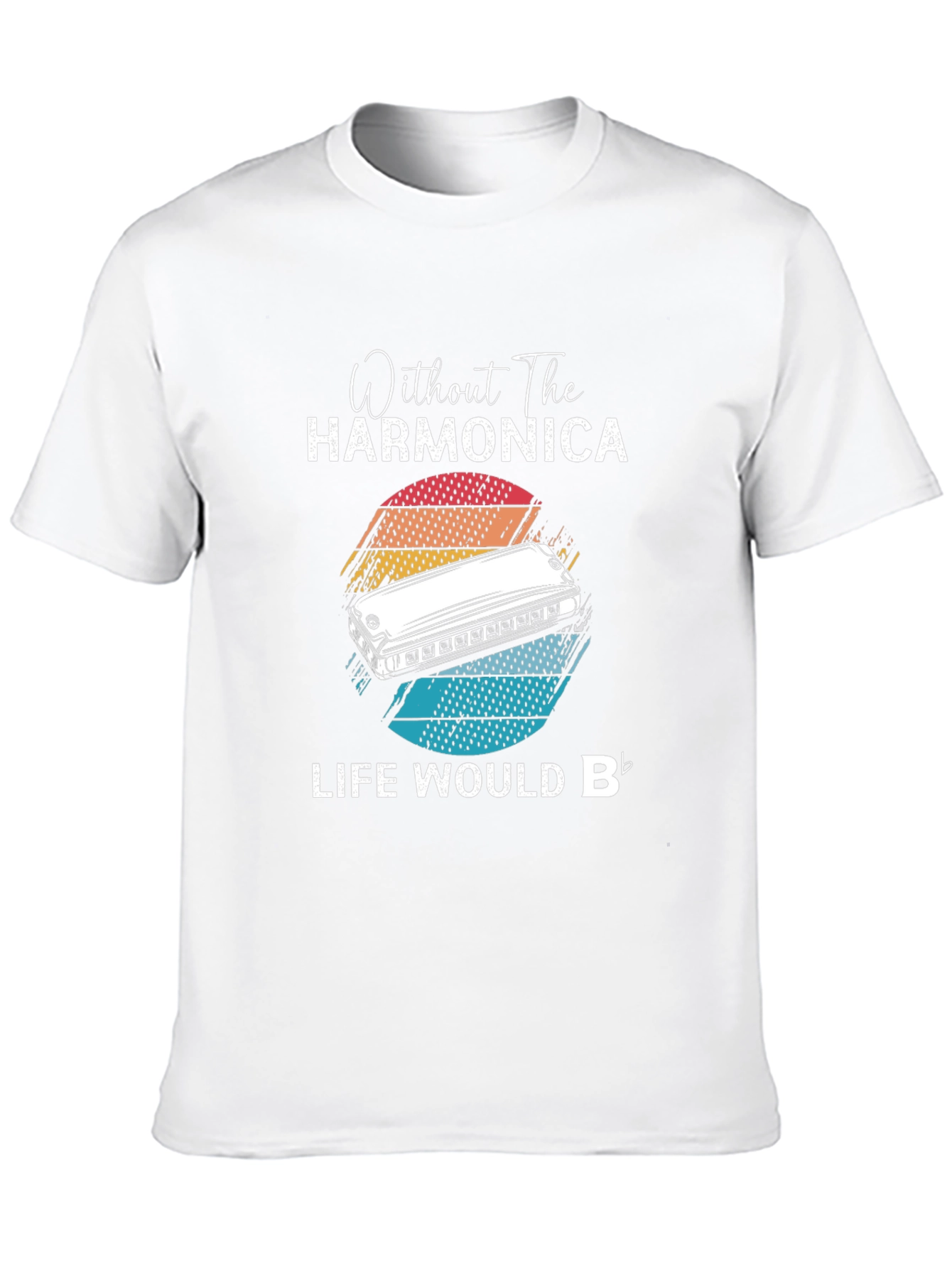 Harmonica T-Shirt - Life Would B Flat