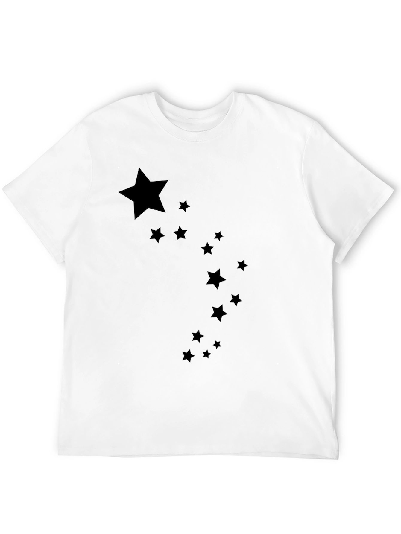 Starry Night Tee - Mens Black Graphic T-Shirt