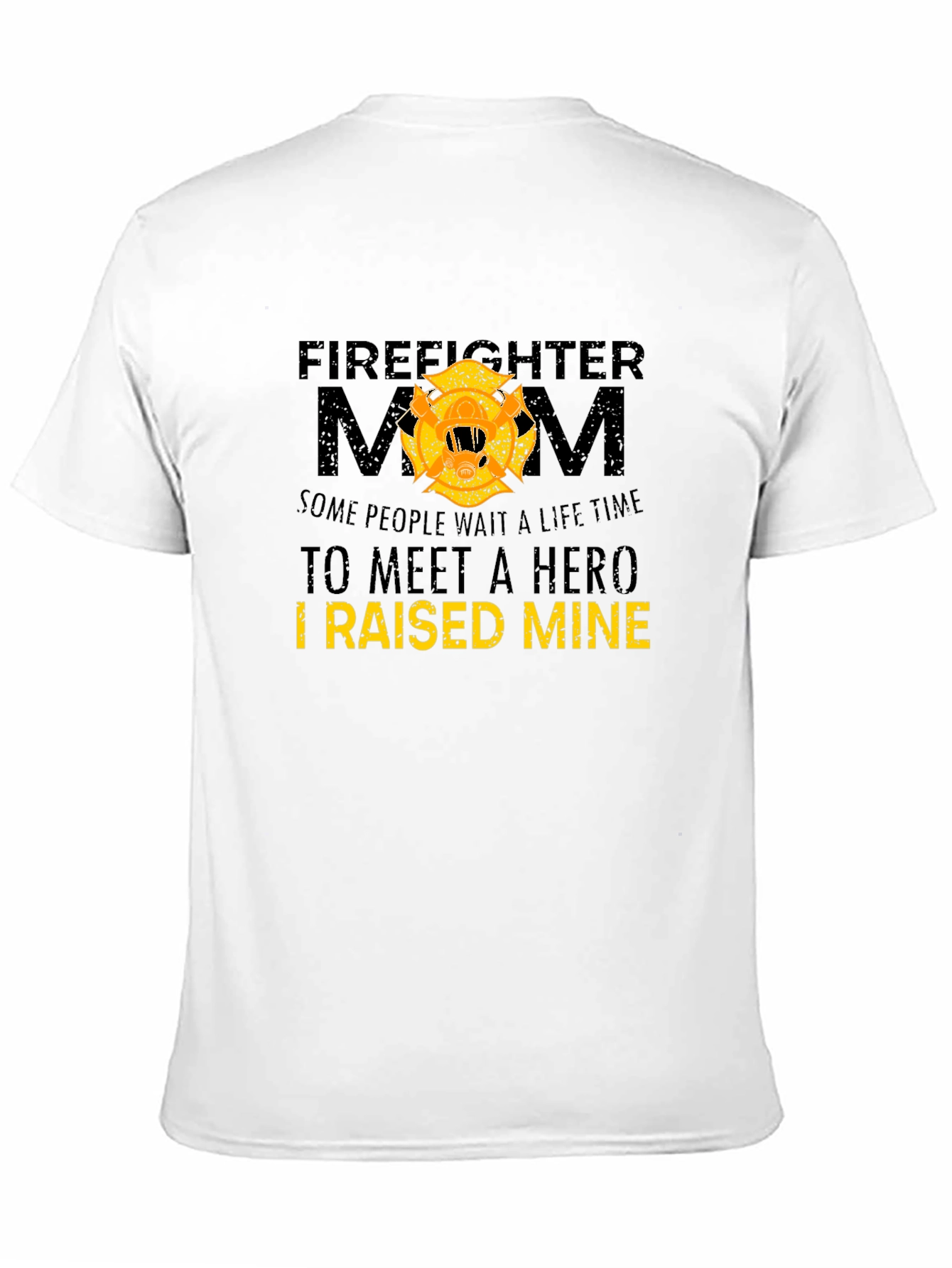 Firefighter Mom Graphic T-Shirt - Hero Pride