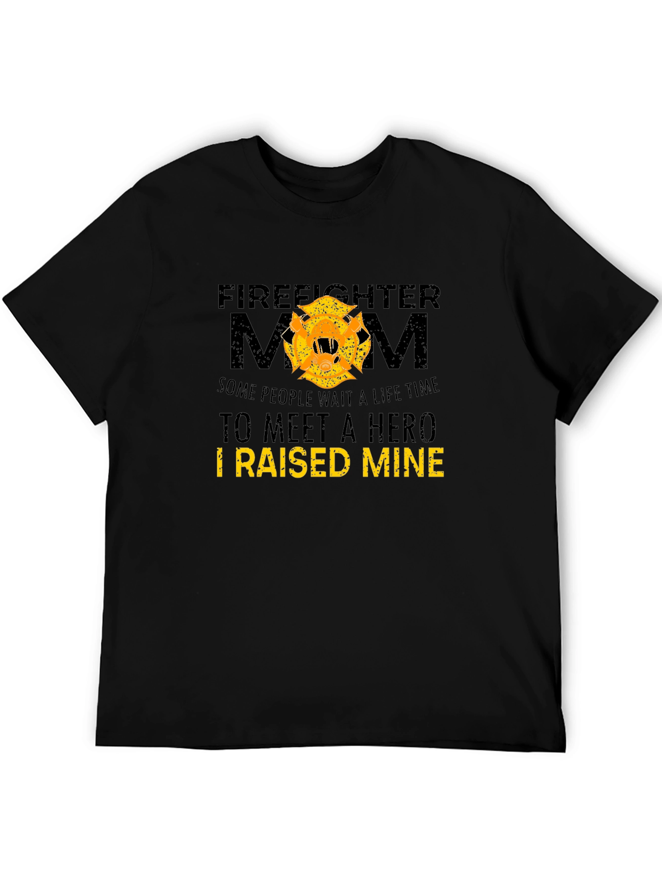 Firefighter Mom Graphic T-Shirt - Hero Pride