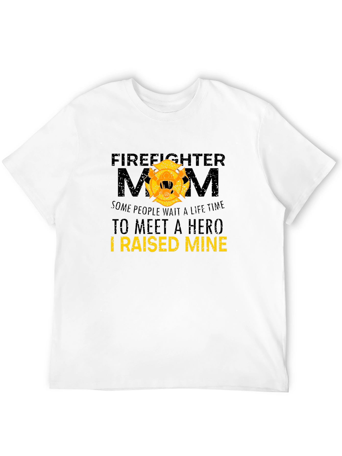 Firefighter Mom Graphic T-Shirt - Hero Pride