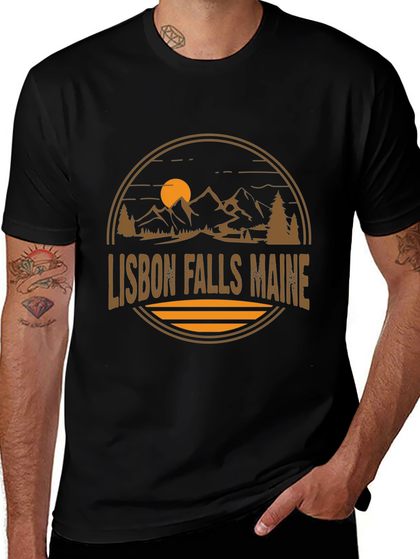 Lisbon Falls Maine Graphic Tee