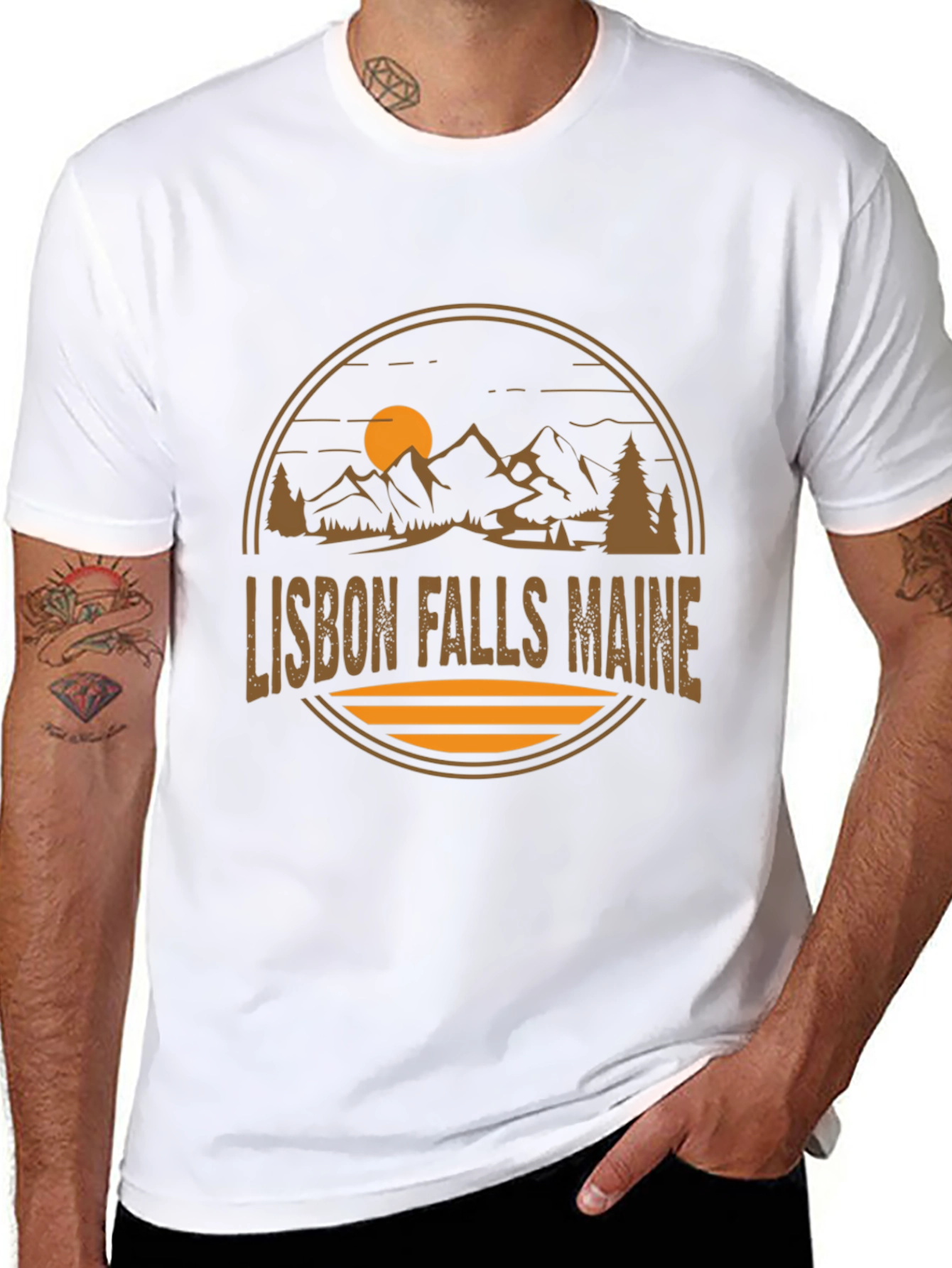 Lisbon Falls Maine Graphic Tee