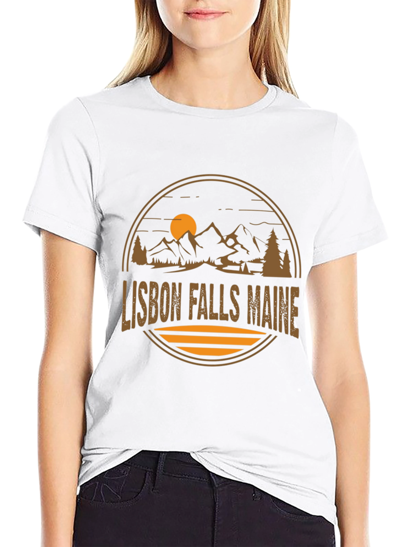 Lisbon Falls Maine Graphic Tee