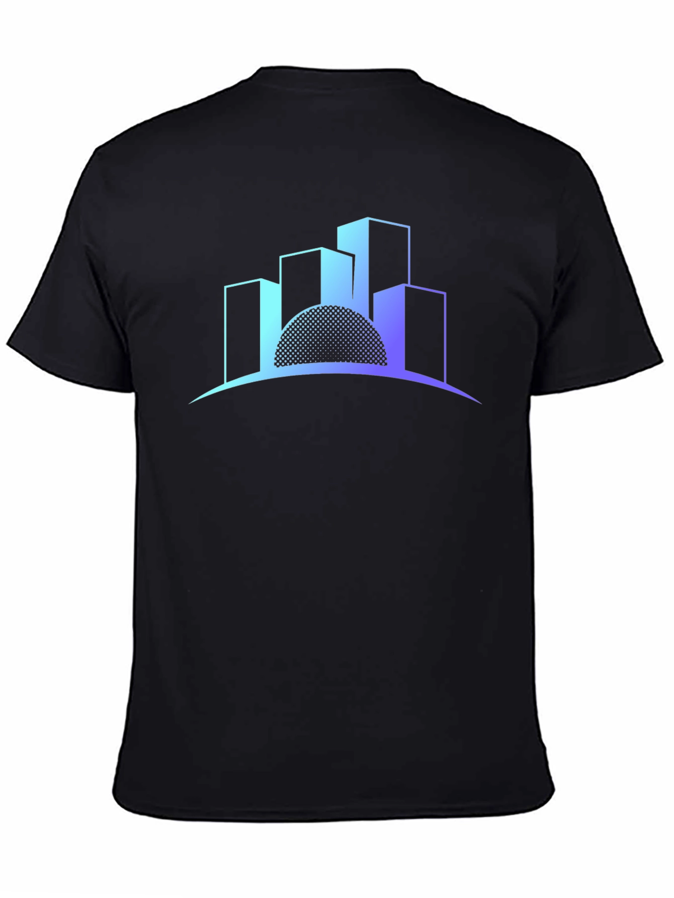 Cityscape Gradient T-Shirt - Modern Graphic Tee