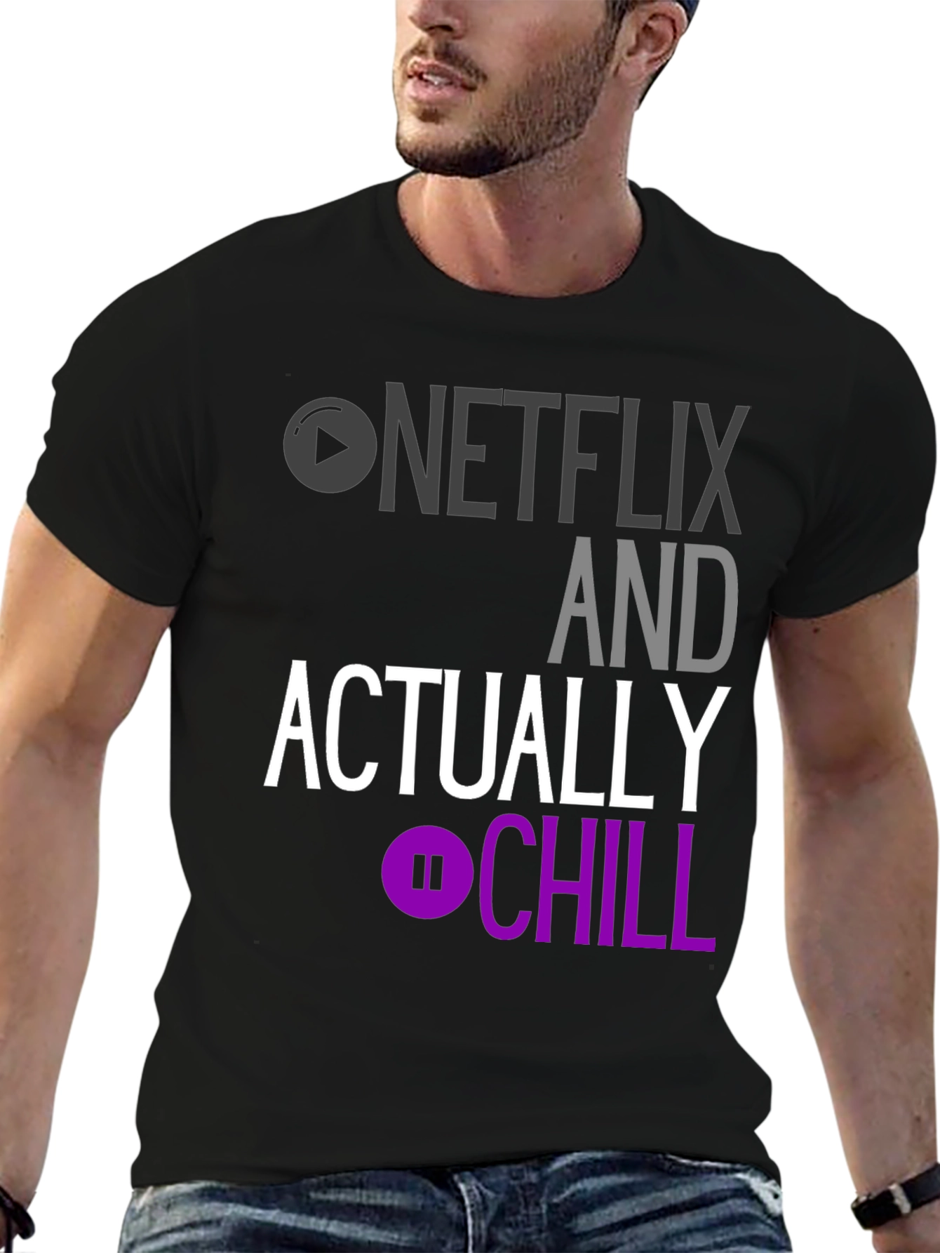 Netflix and Actually Chill T-Shirt