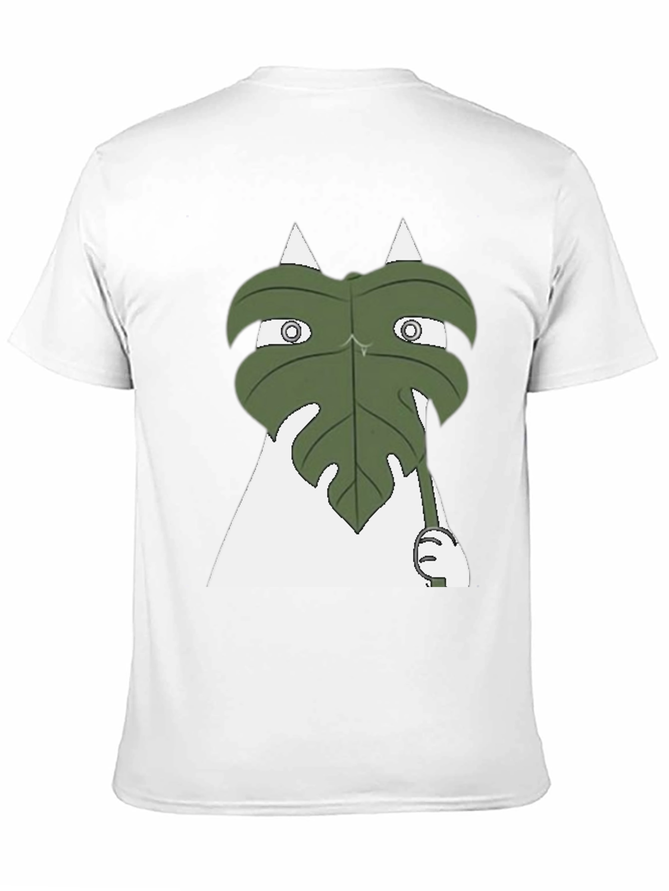 Funny Leaf Peeking T-Shirt