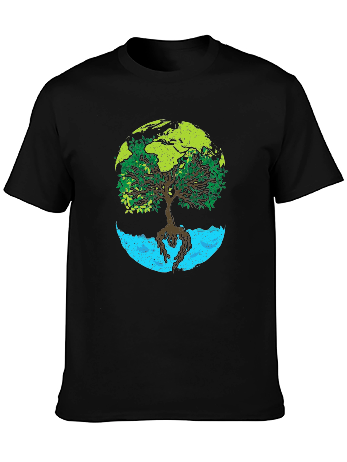 Earth Tree Graphic Tee - Nature Lovers T-Shirt