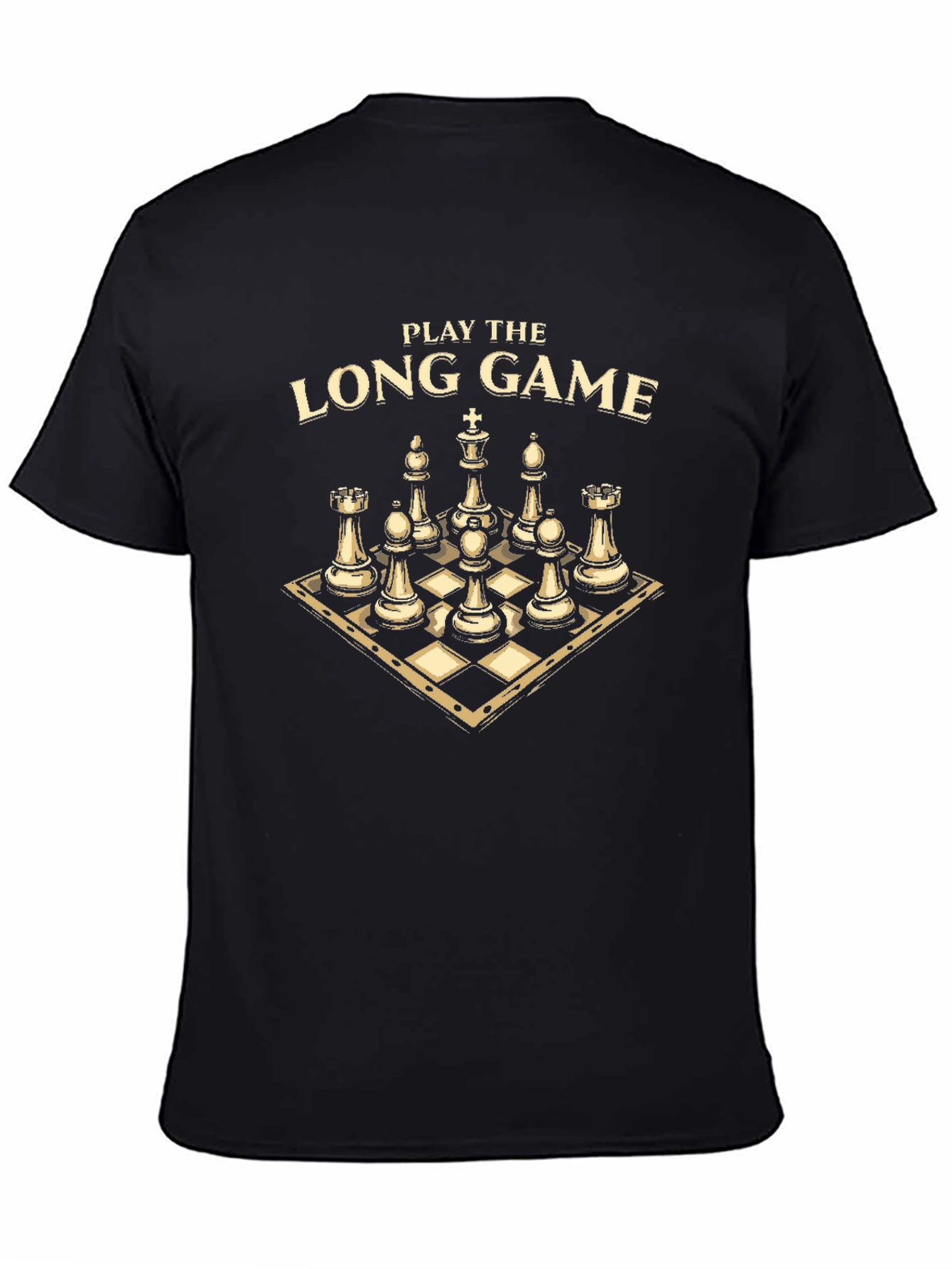 Play The Long Game Chess Graphic T-Shirt