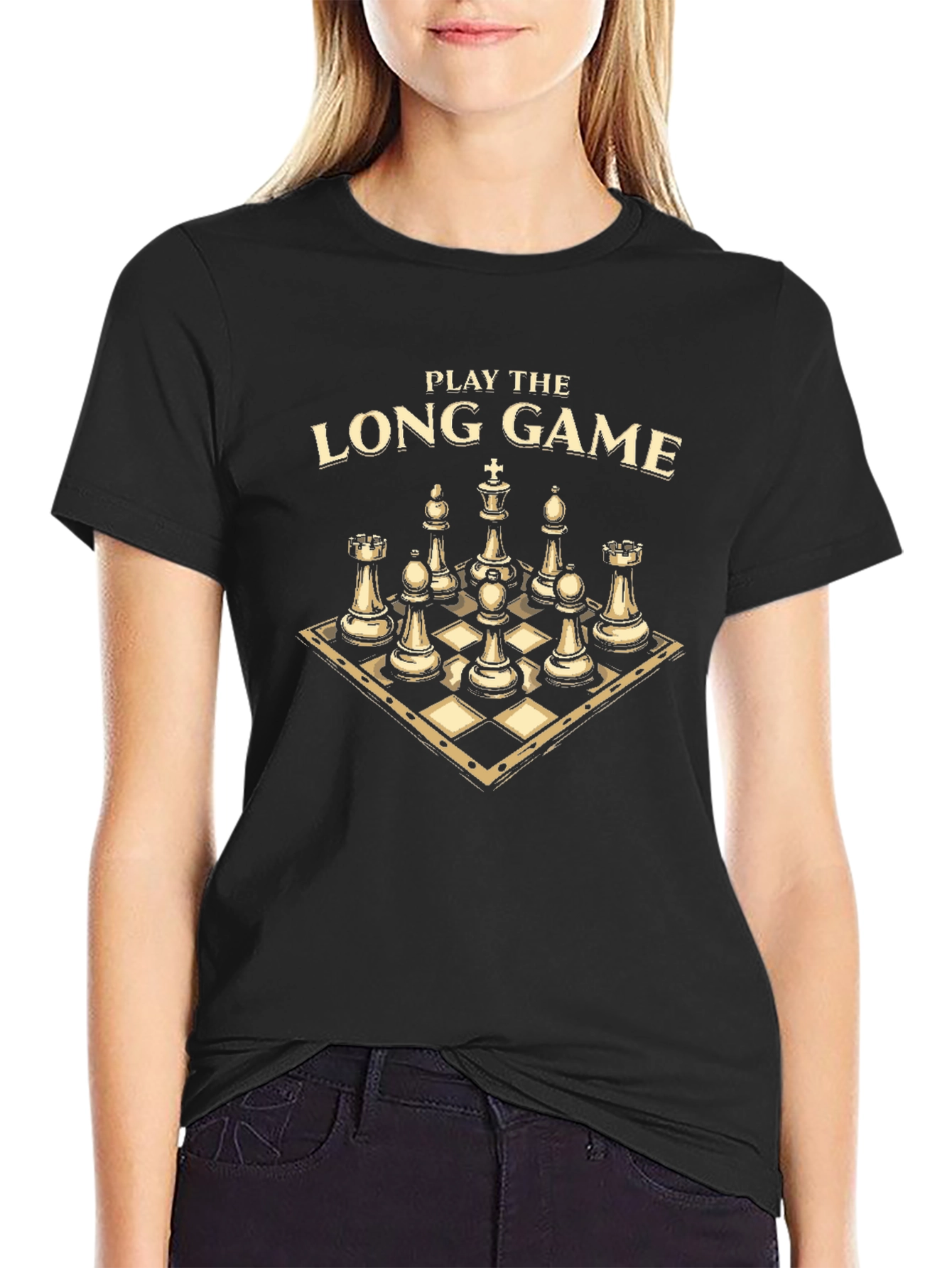 Play The Long Game Chess Graphic T-Shirt