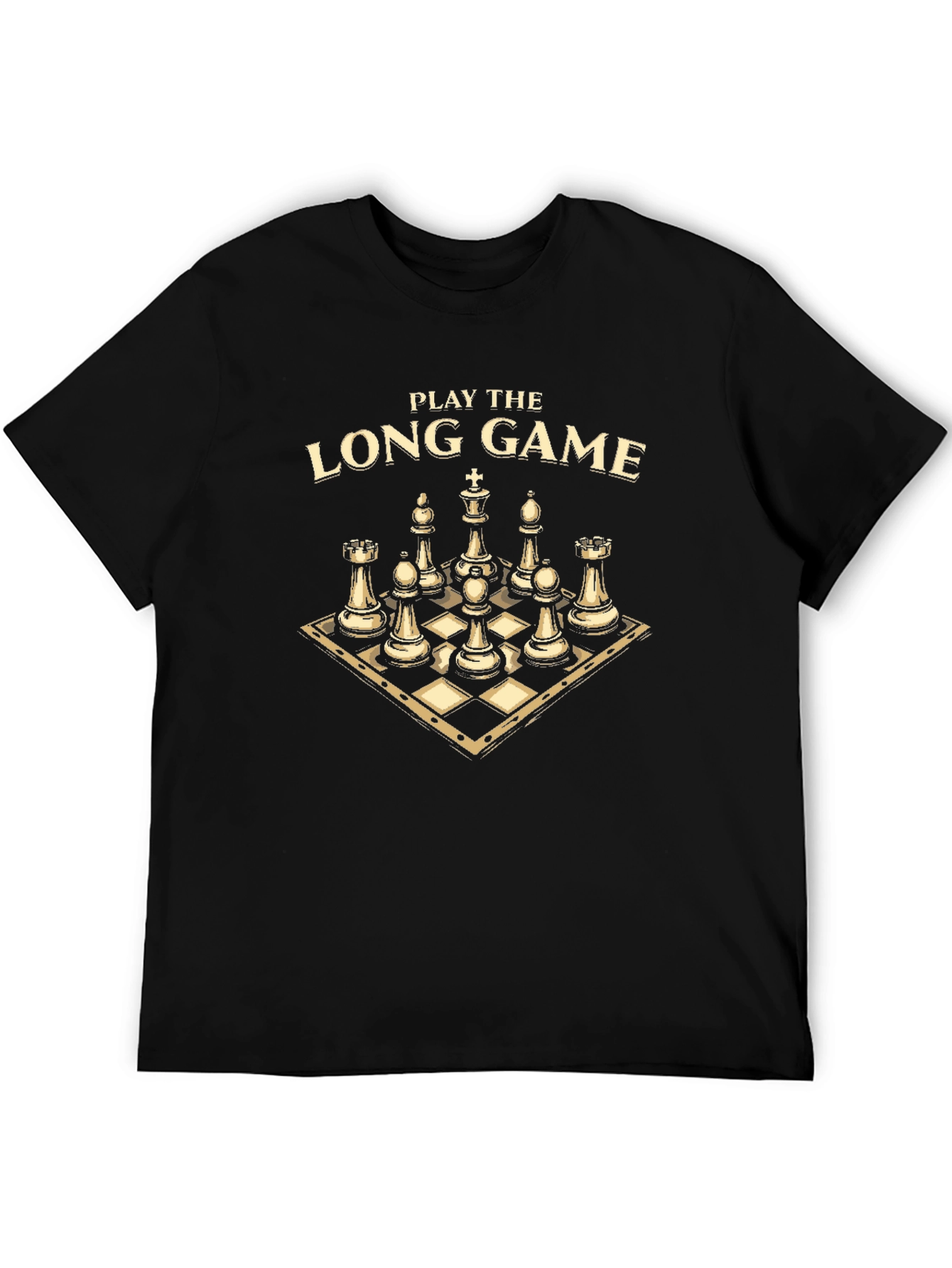 Play The Long Game Chess Graphic T-Shirt