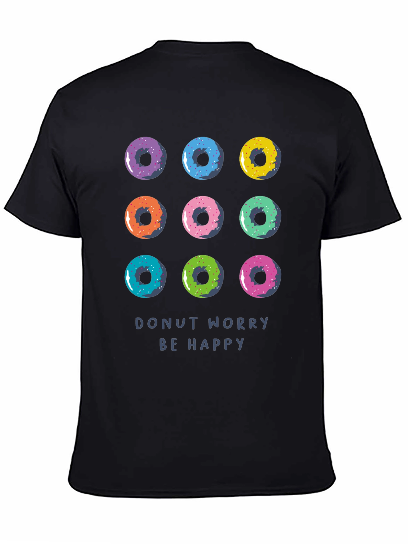 Donut Worry Be Happy Graphic Tee