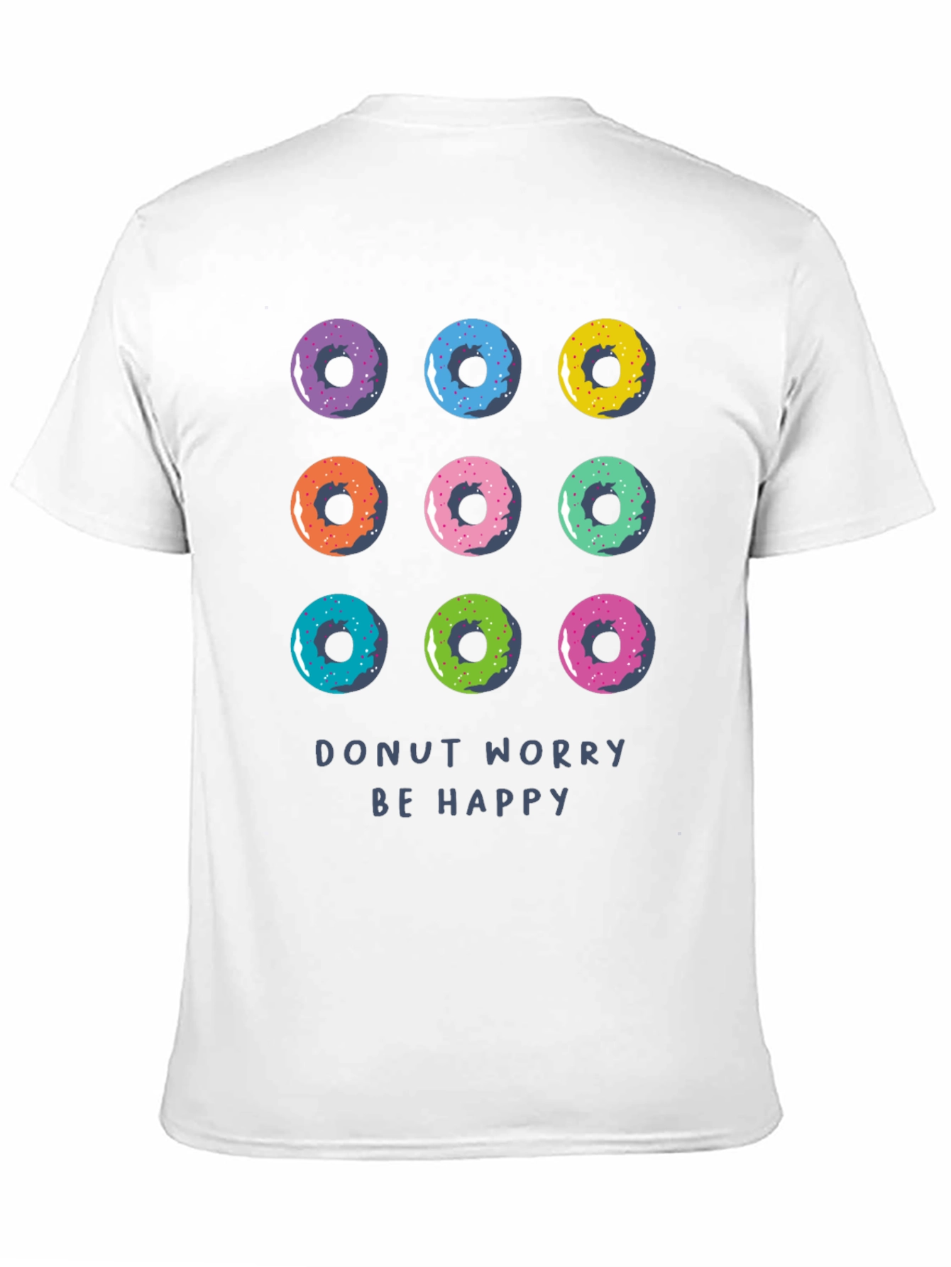Donut Worry Be Happy Graphic Tee