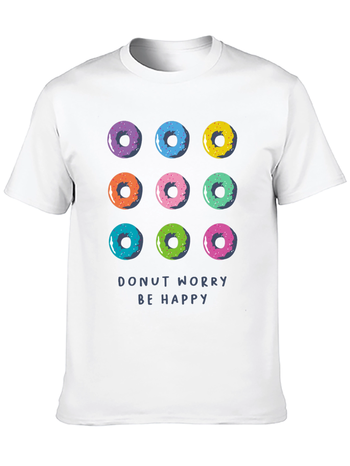 Donut Worry Be Happy Graphic Tee