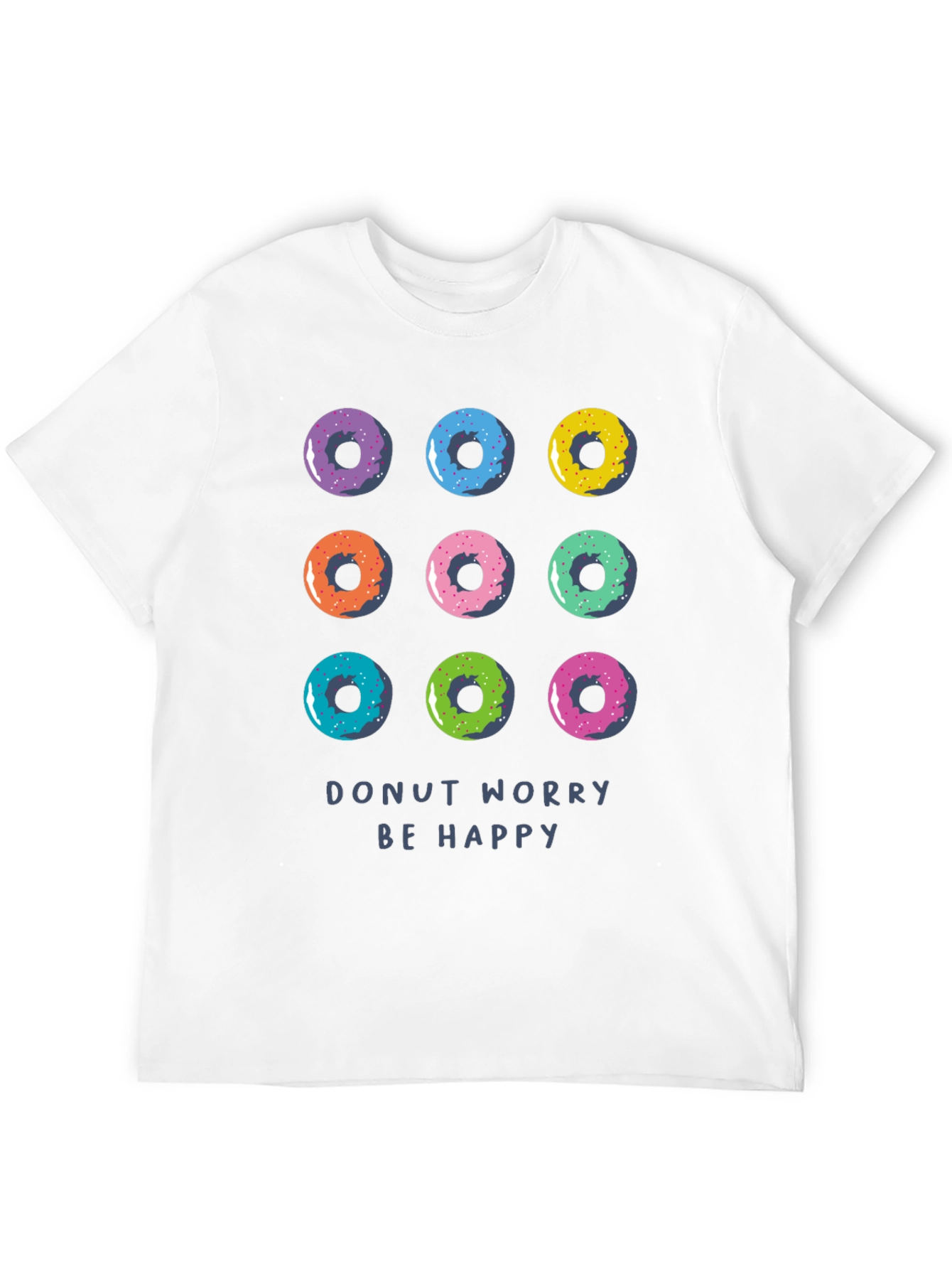 Donut Worry Be Happy Graphic Tee