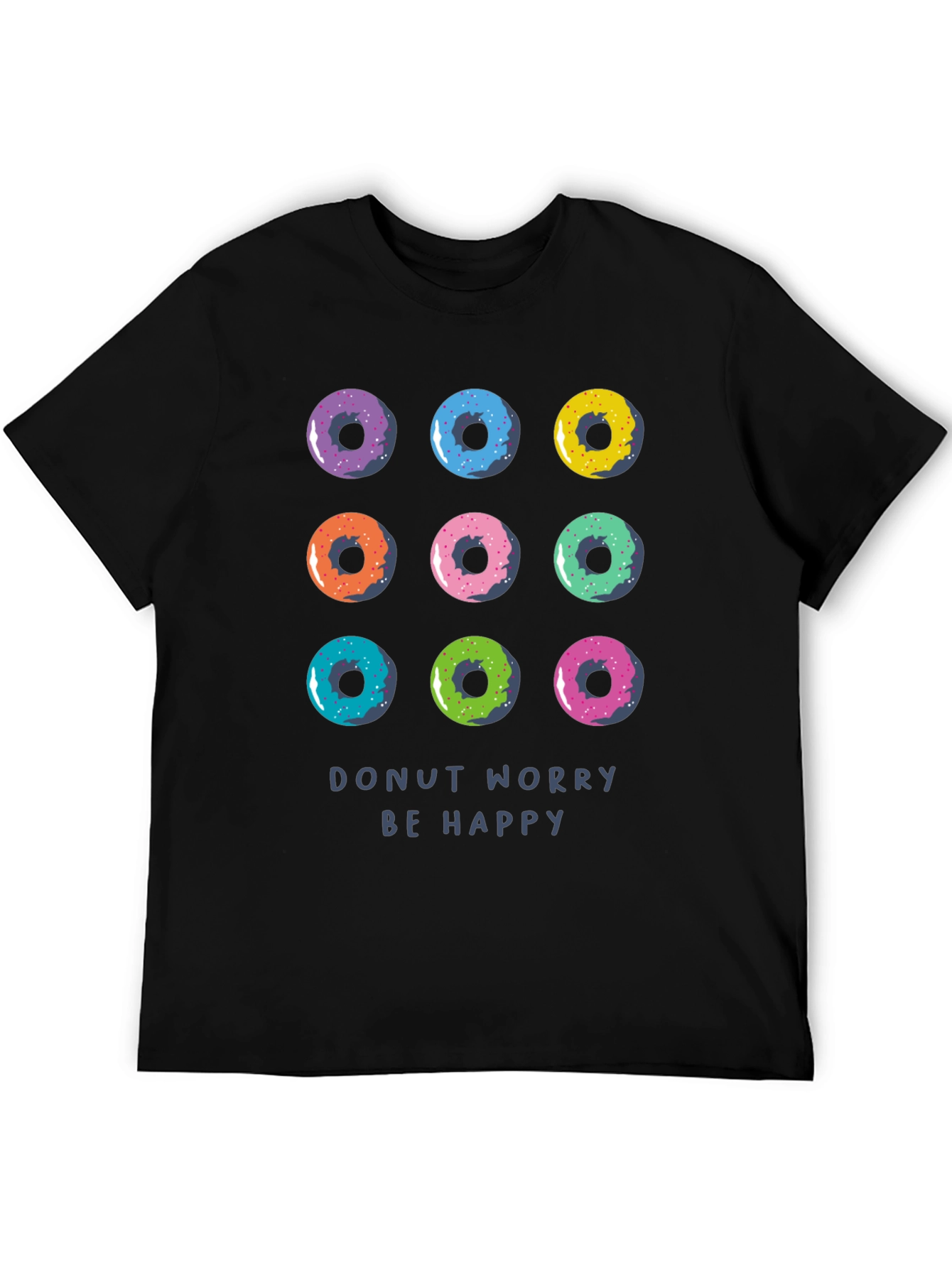 Donut Worry Be Happy Graphic Tee