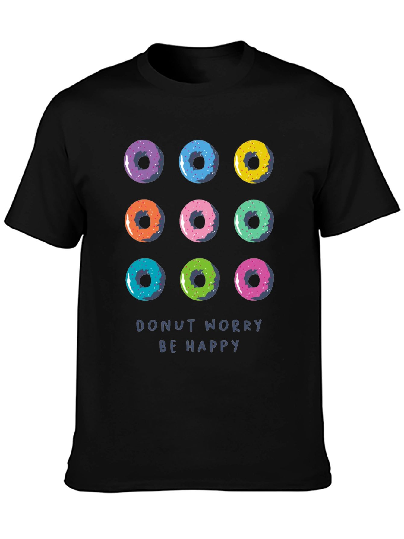 Donut Worry Be Happy Graphic Tee