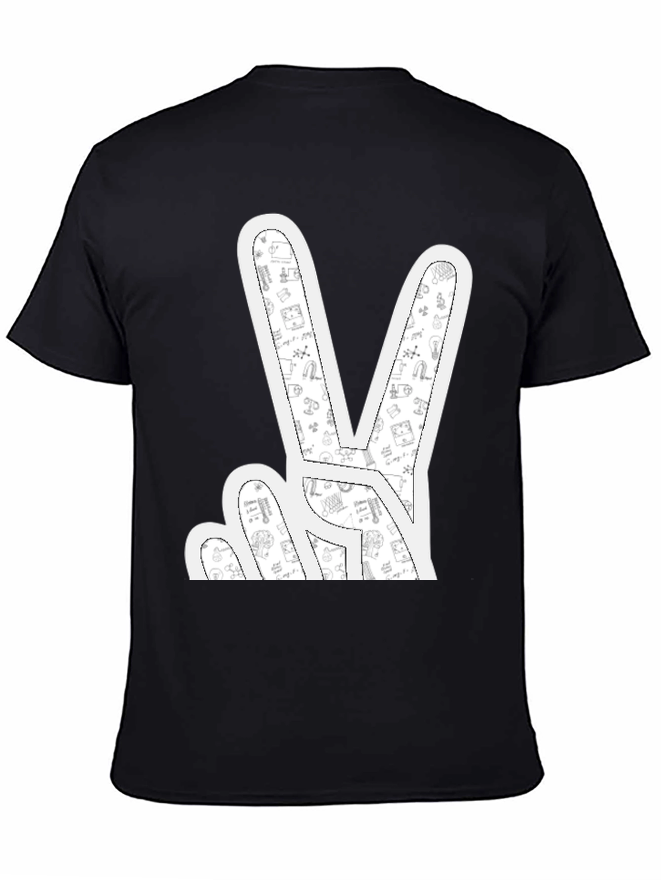 Peace Sign Black T-Shirt