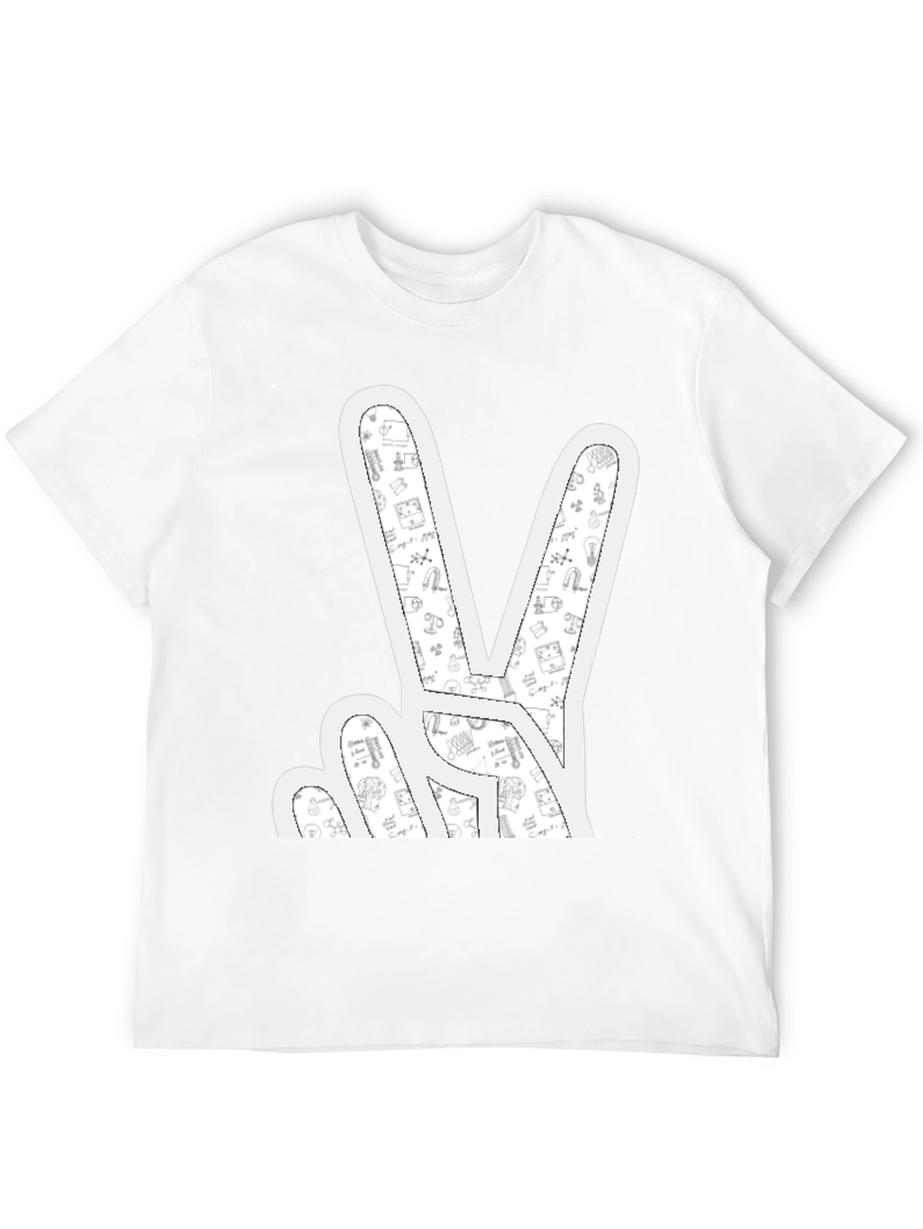 Peace Sign Black T-Shirt