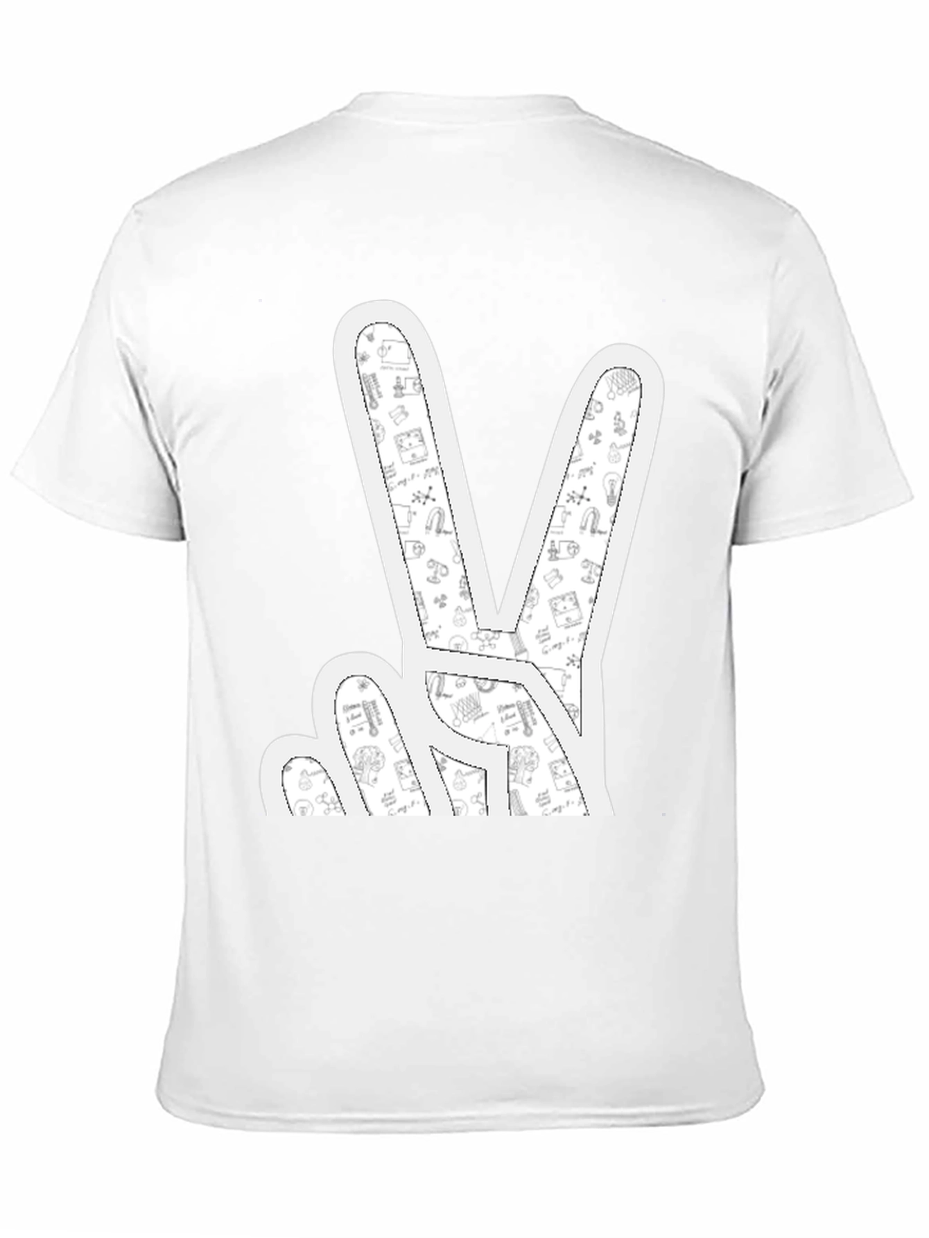 Peace Sign Black T-Shirt